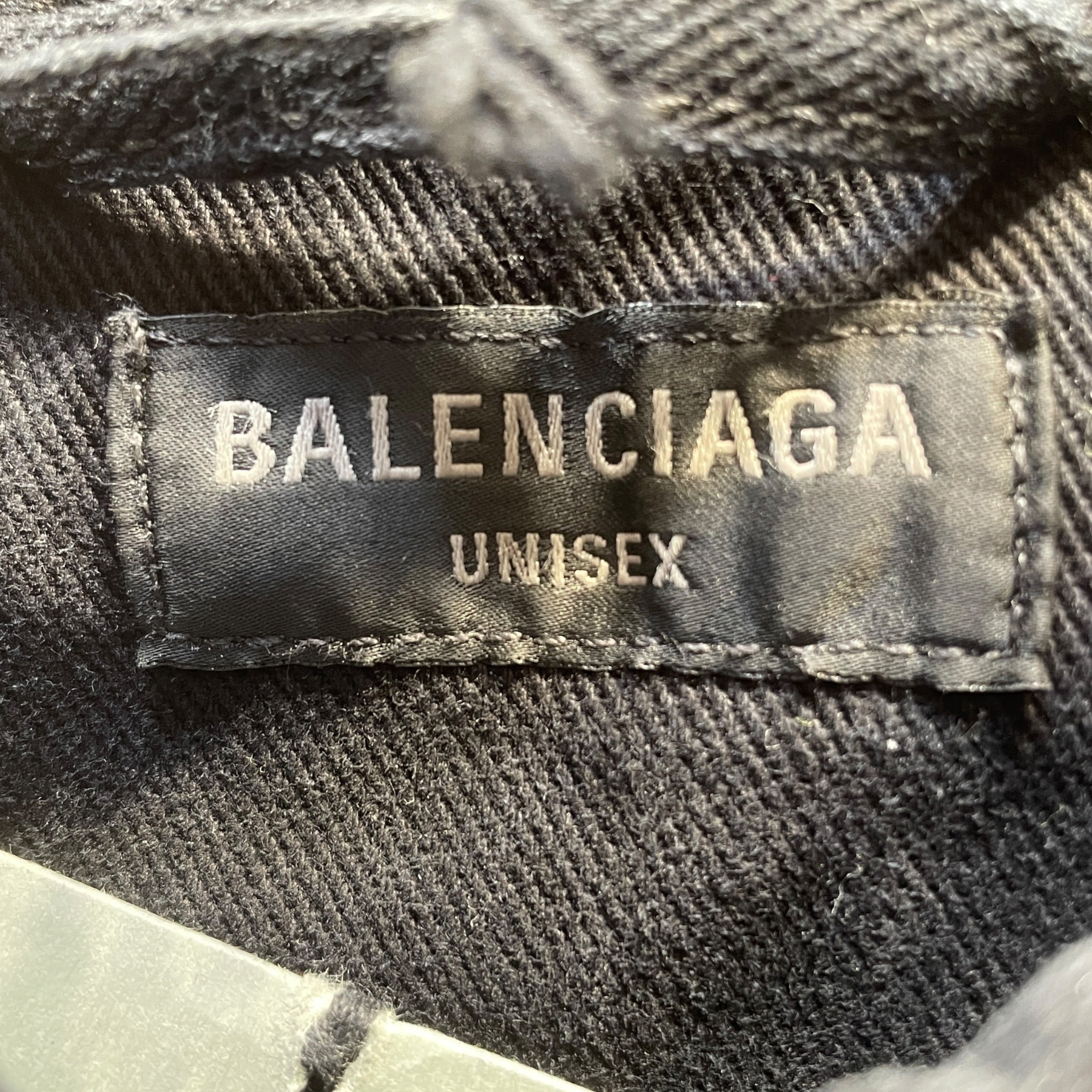 BALENCIAGA/Denim Jkt/M/Denim/BLK/ view 3