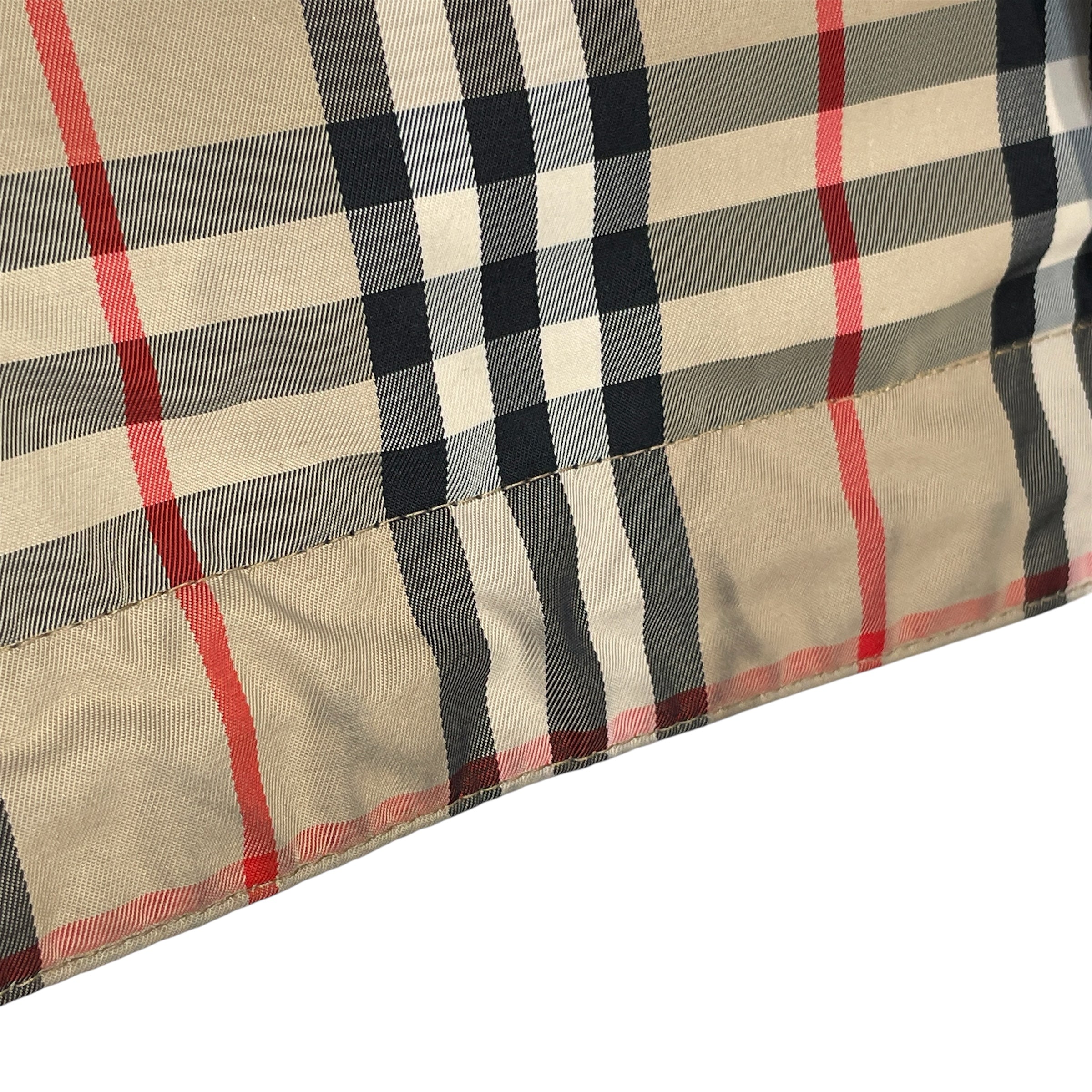 BURBERRY/Jacket/XL/Nylon/CRM/Plaid/Reversible Vintage Check Nylon view 5