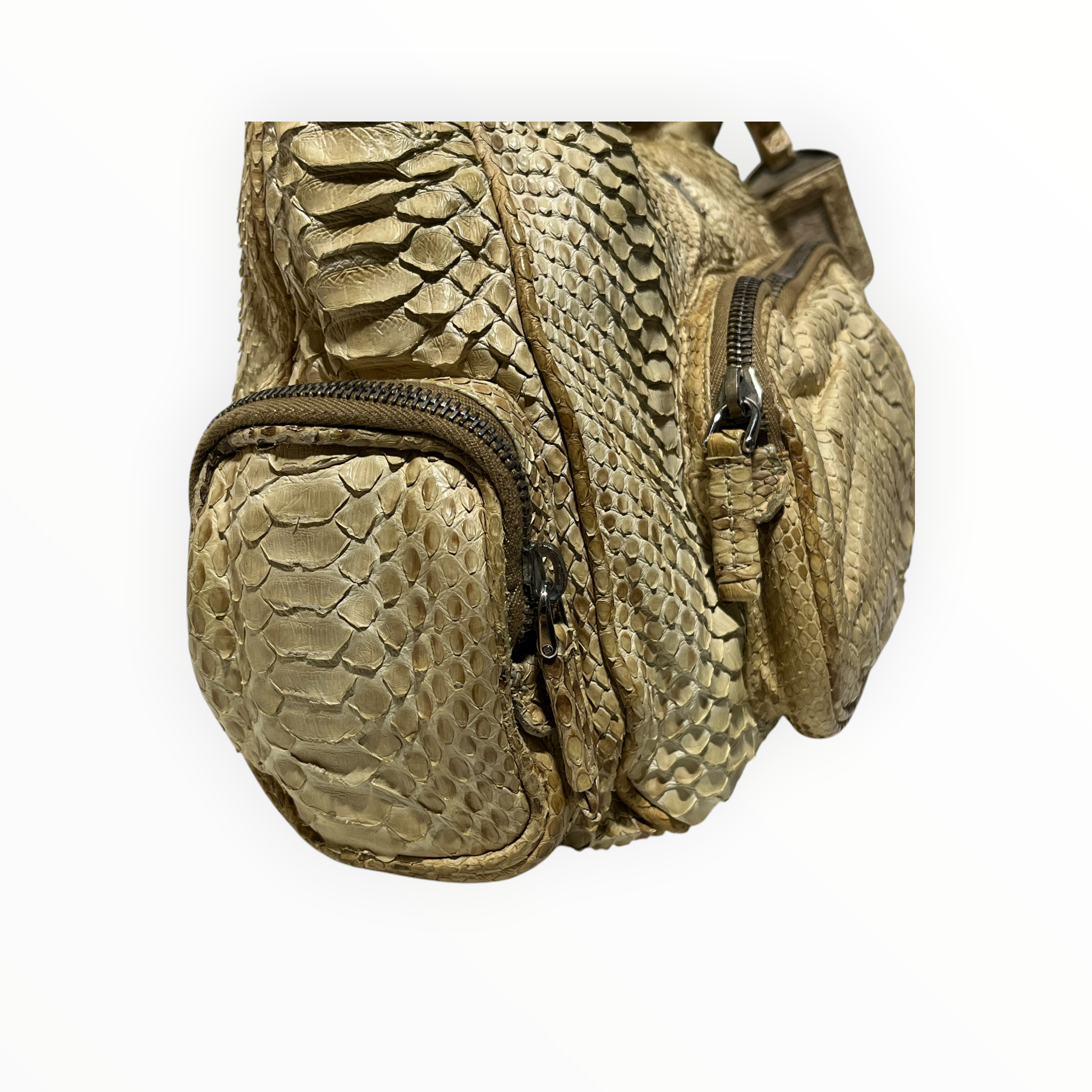 PRADA/Hand Bag/Animal Pattern/BEG/PYTHON VINTAGE view 7
