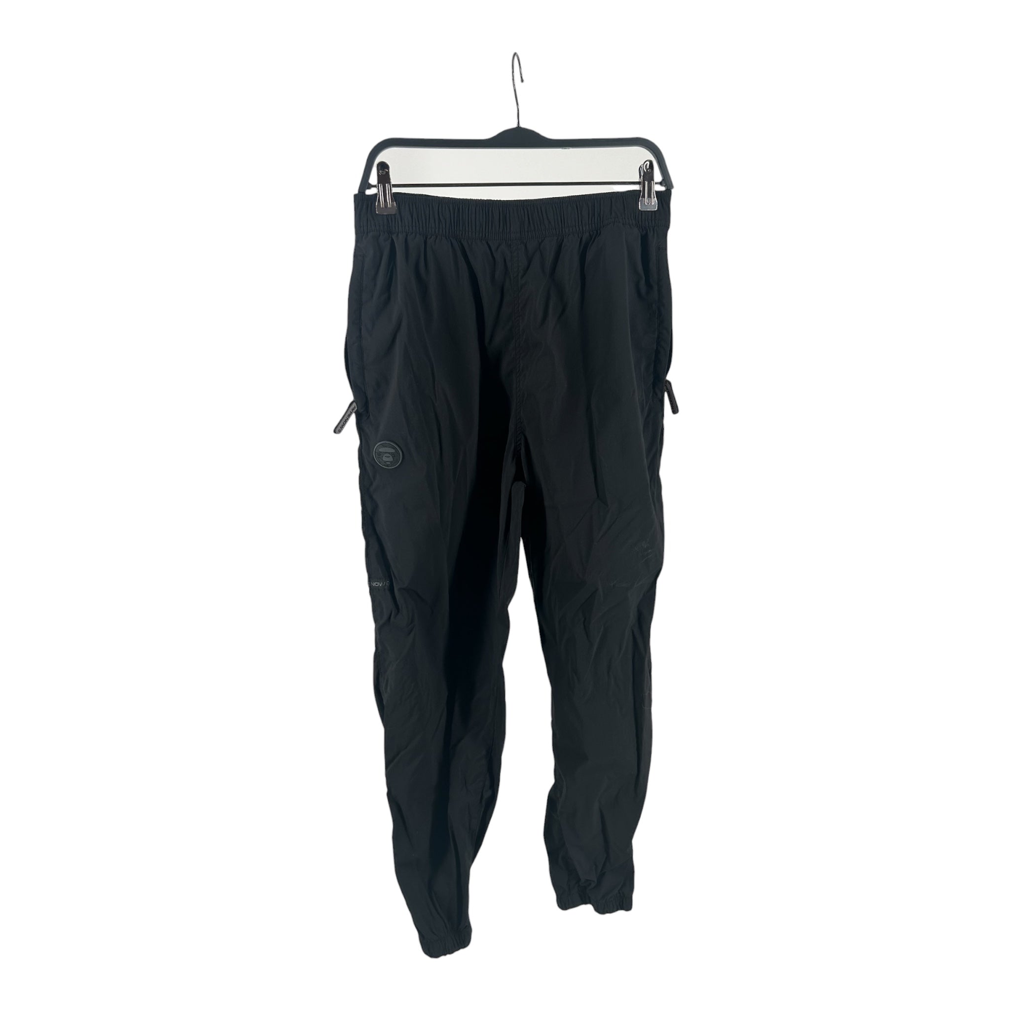 AAPE BY A BATHING APE/Straight Pants/XL/Nylon/BLK/AAPE NOW SWEATS view 1