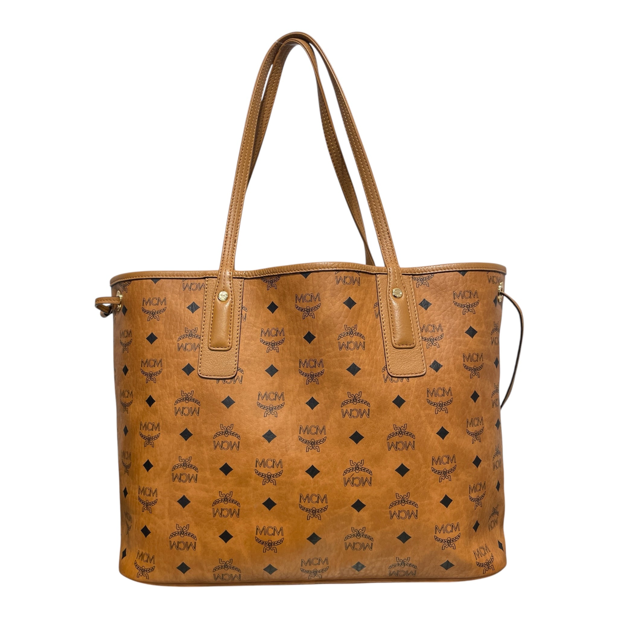 MCM/Tote Bag/Monogram/Leather/CML/liz reversible shopper view 2
