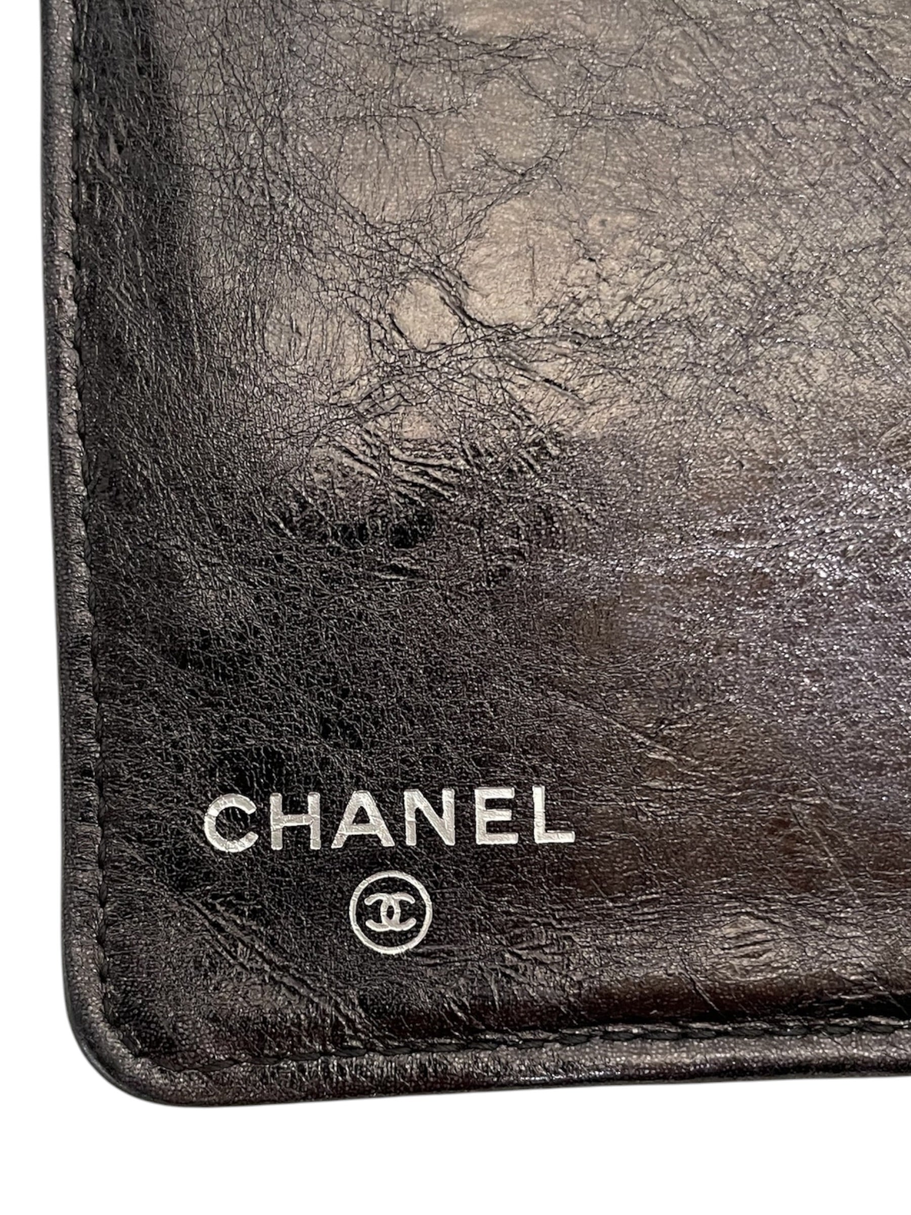 CHANEL/Bifold Wallet/Lambskin/BLK/Quilted Re-issue 2.55 view 4
