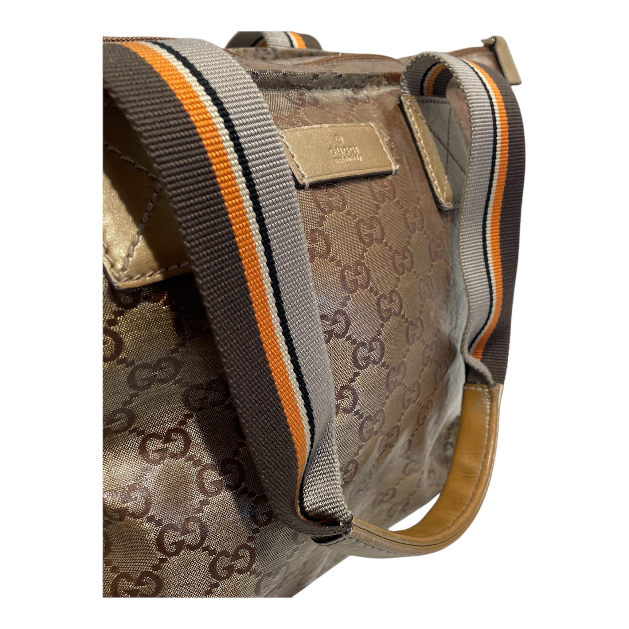 GUCCI/Hand Bag/Monogram/Cotton/BEG/141472-205141 view 4
