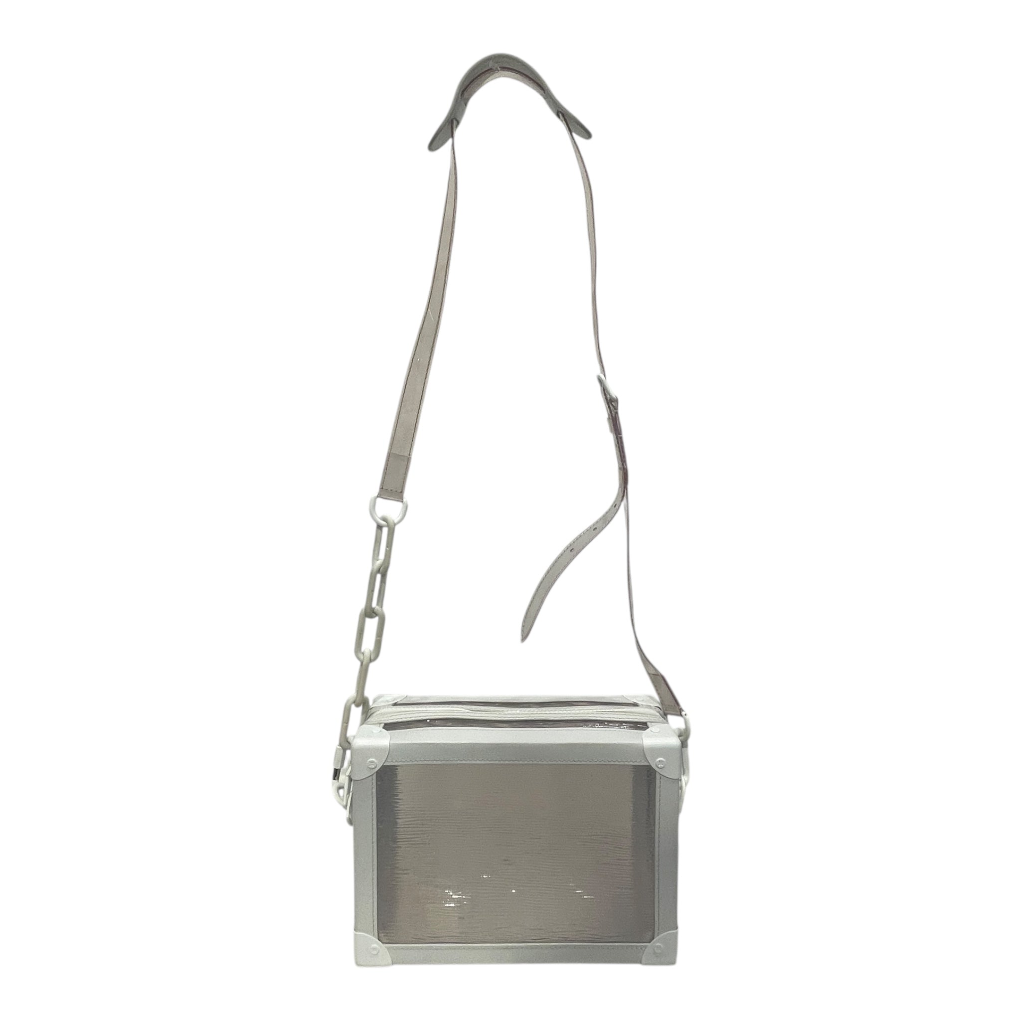 LOUIS VUITTON/Cross Body Bag/Leather/WHT/EPI SEE THROUGH BAG view 1