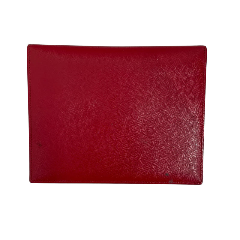 YVES SAINT LAURENT/Pouch/Leather/RED/Uptown Pouch