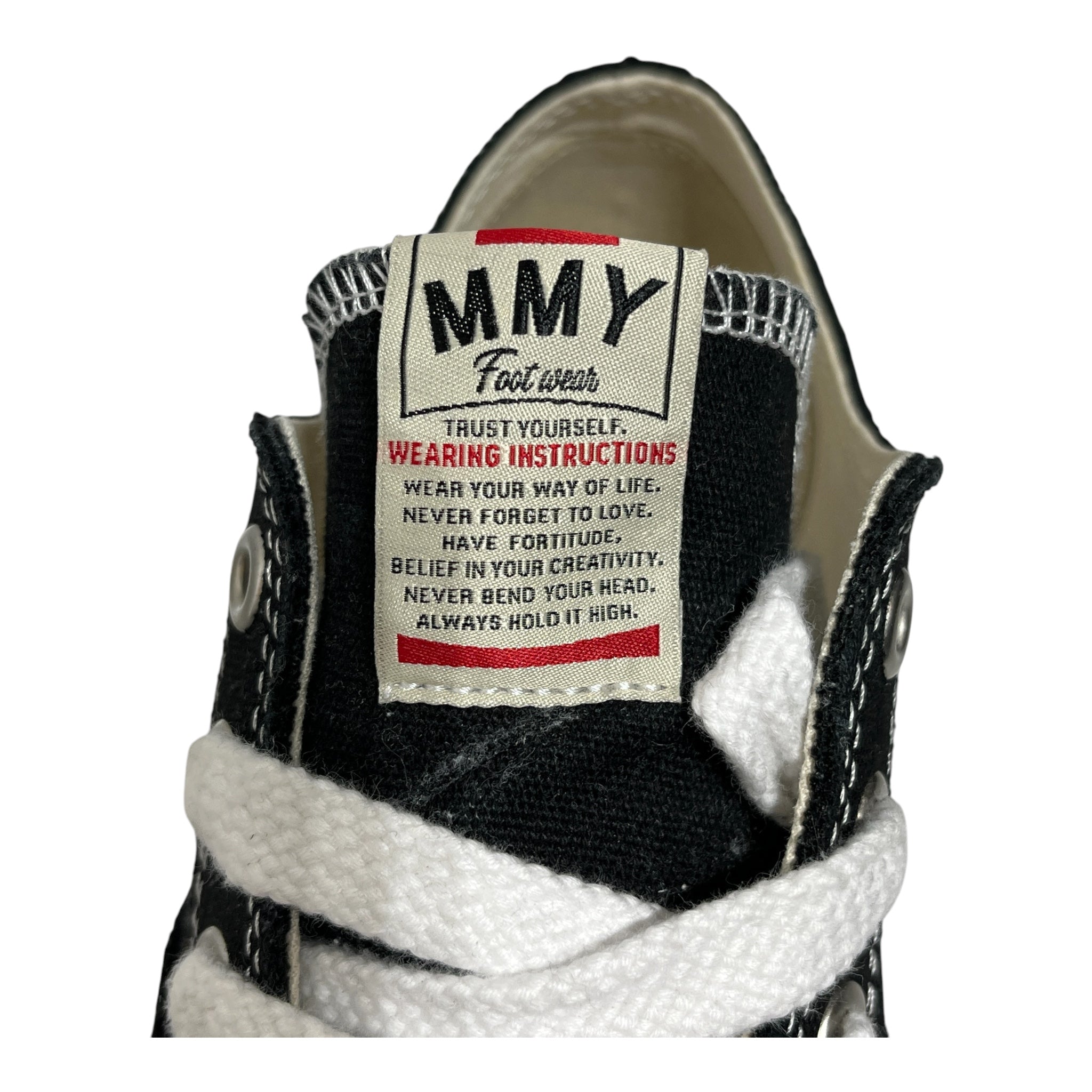 Maison Mihara Yasuhiro/Low-Sneakers/US 11/Cotton/BLK/Peterson Low view 4