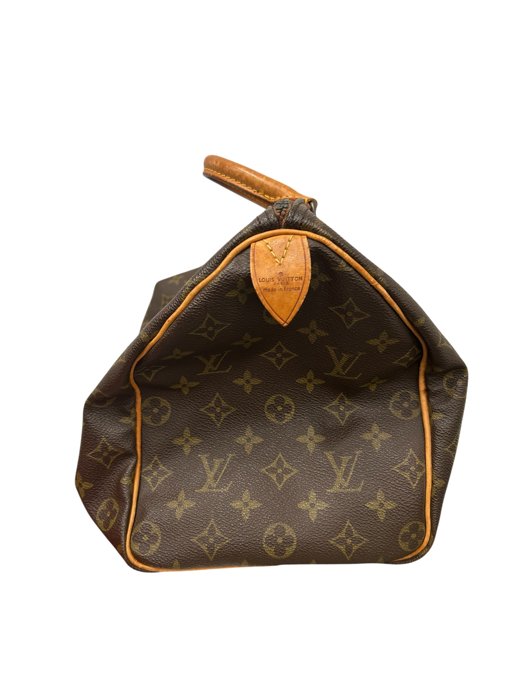 LOUIS VUITTON/Hand Bag/Monogram/Leather/BRW/Speed Cut ZIp view 2