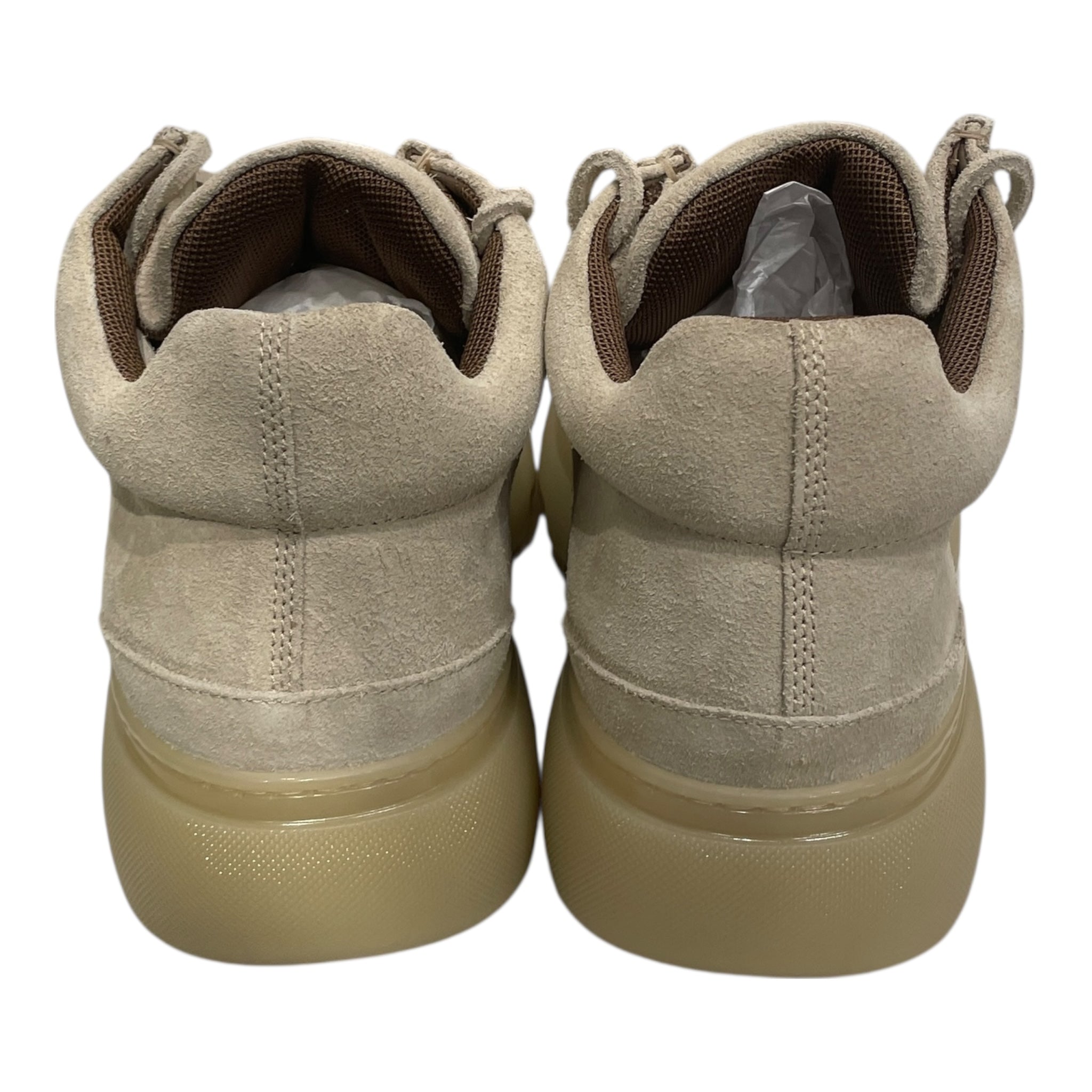 BURBERRY/Low-Sneakers/EU 42/Suede/CRM/MOC SHOE RUBBER SOLE view 3