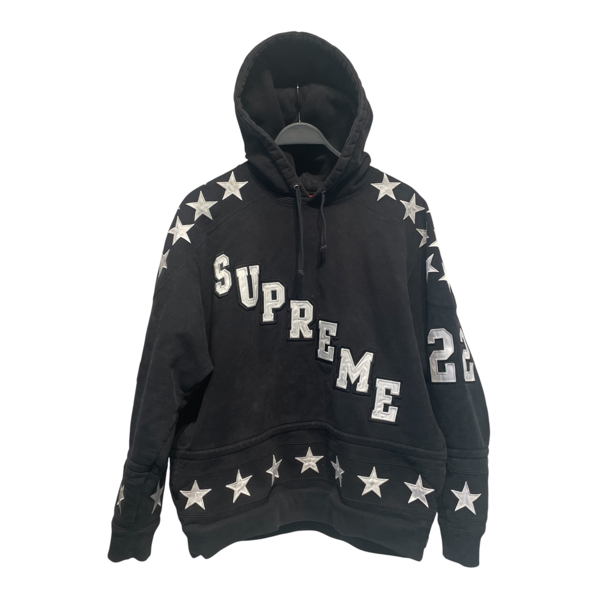 Supreme/Hoodie/M/Cotton/BLK/hockey hoodie view 1