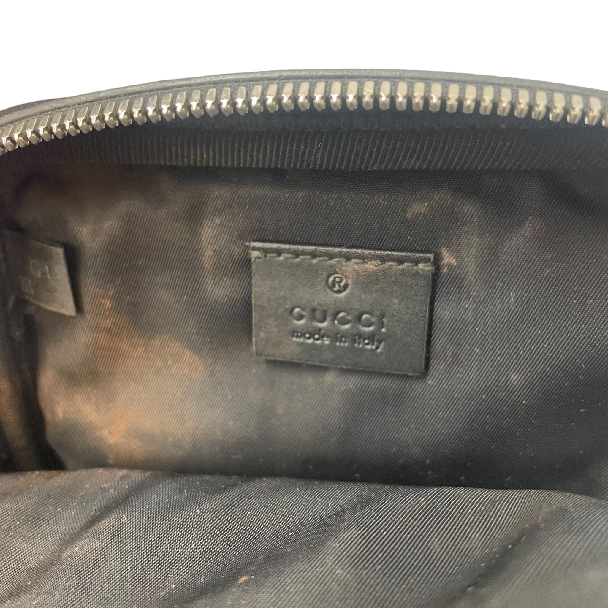 GUCCI/Fanny Pack/Monogram/Leather/BLK/450936493075 view 4