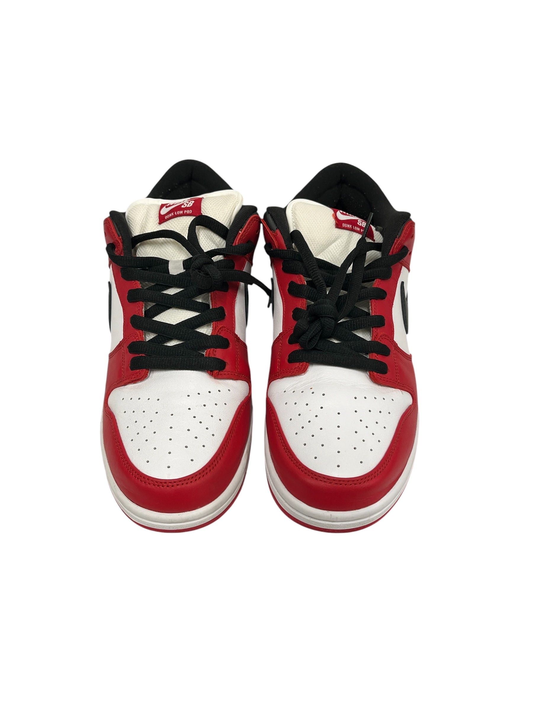 NIKE SB/Low-Sneakers/US 12/Leather/RED/DUNK LOW PRO- CHICAGO view 3