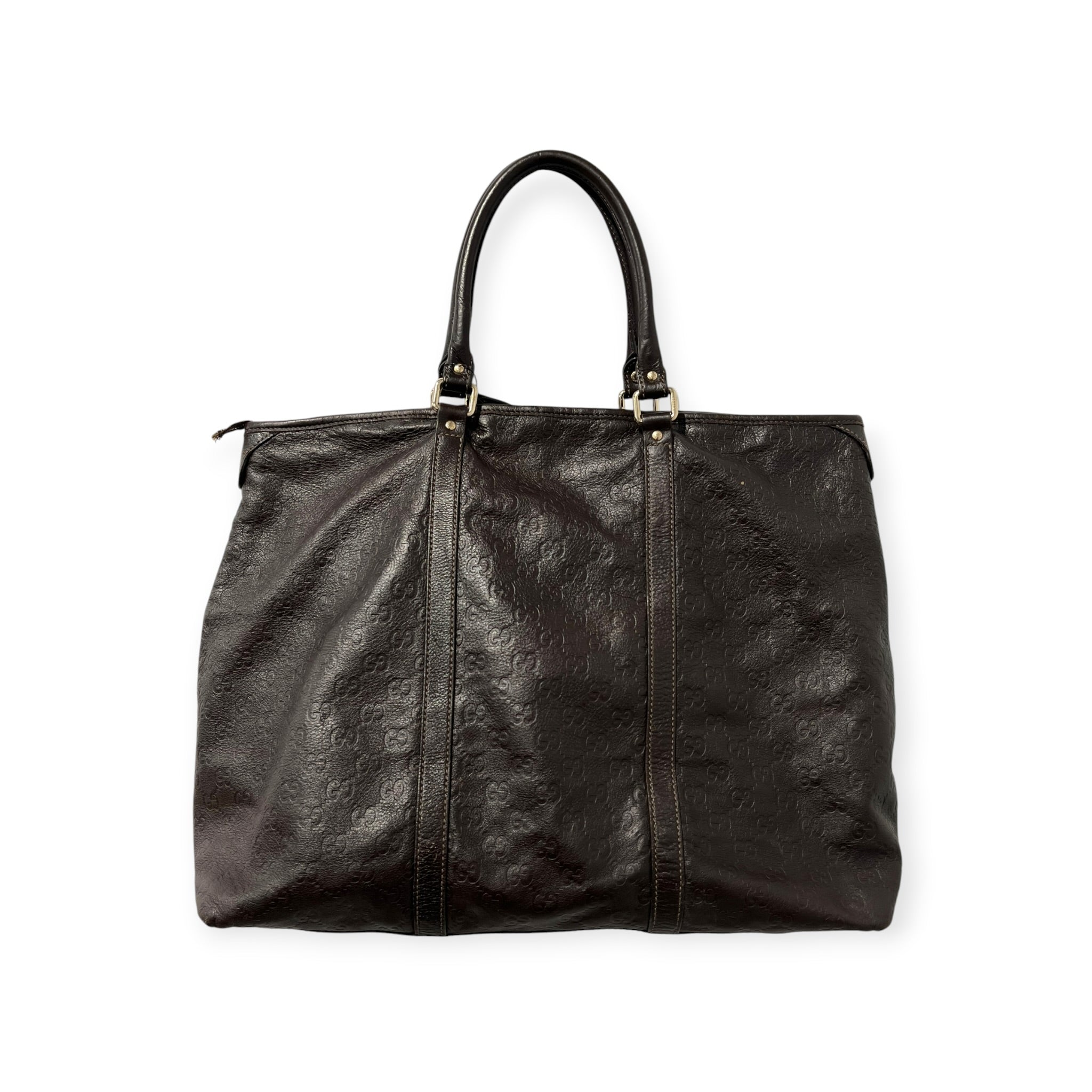 GUCCI/Tote Bag/All Over Print/Leather/BRW/GUCCISSIMA LEATHER TOTE view 7