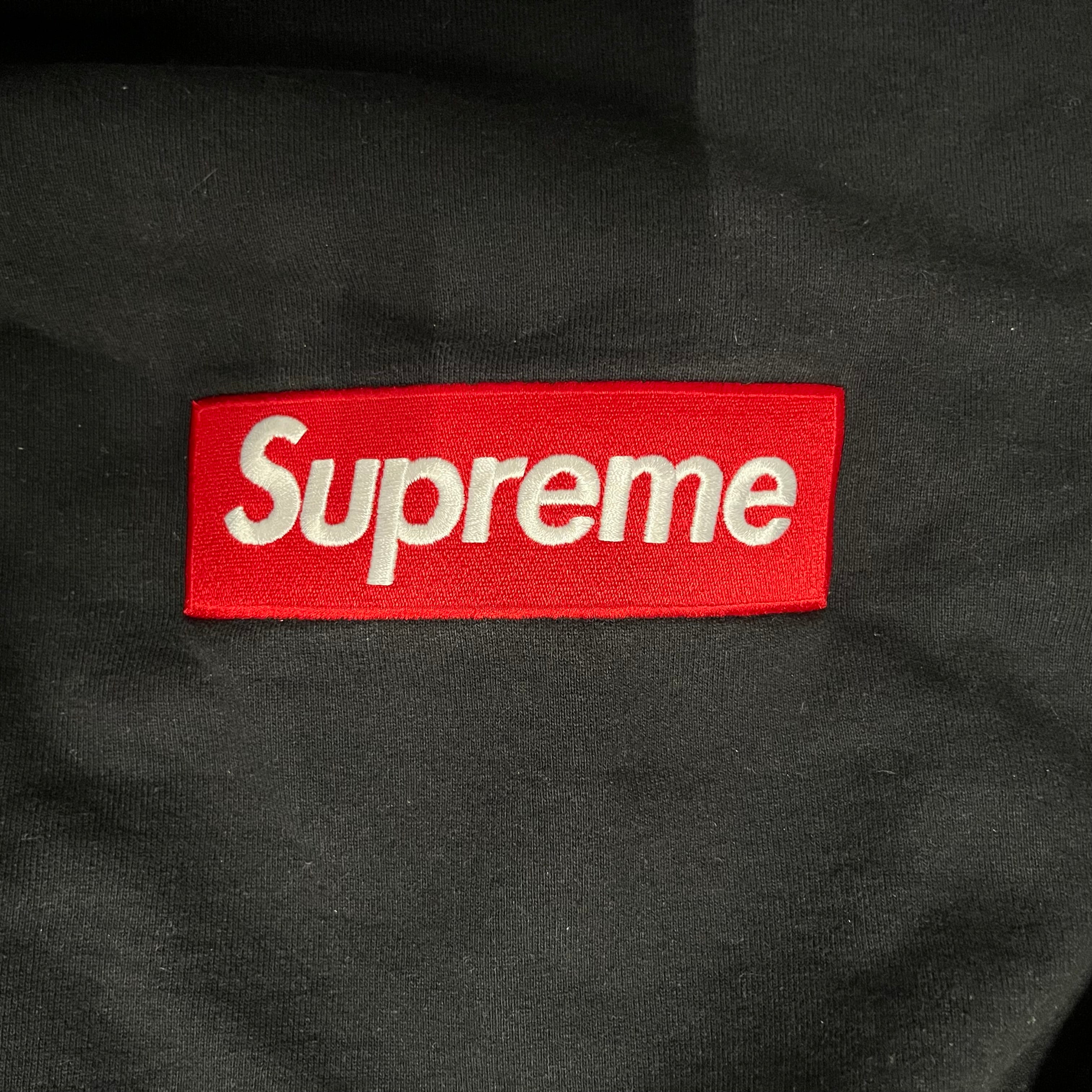 Supreme/Sweatshirt/XL/Cotton/BLK/red box logo view 6