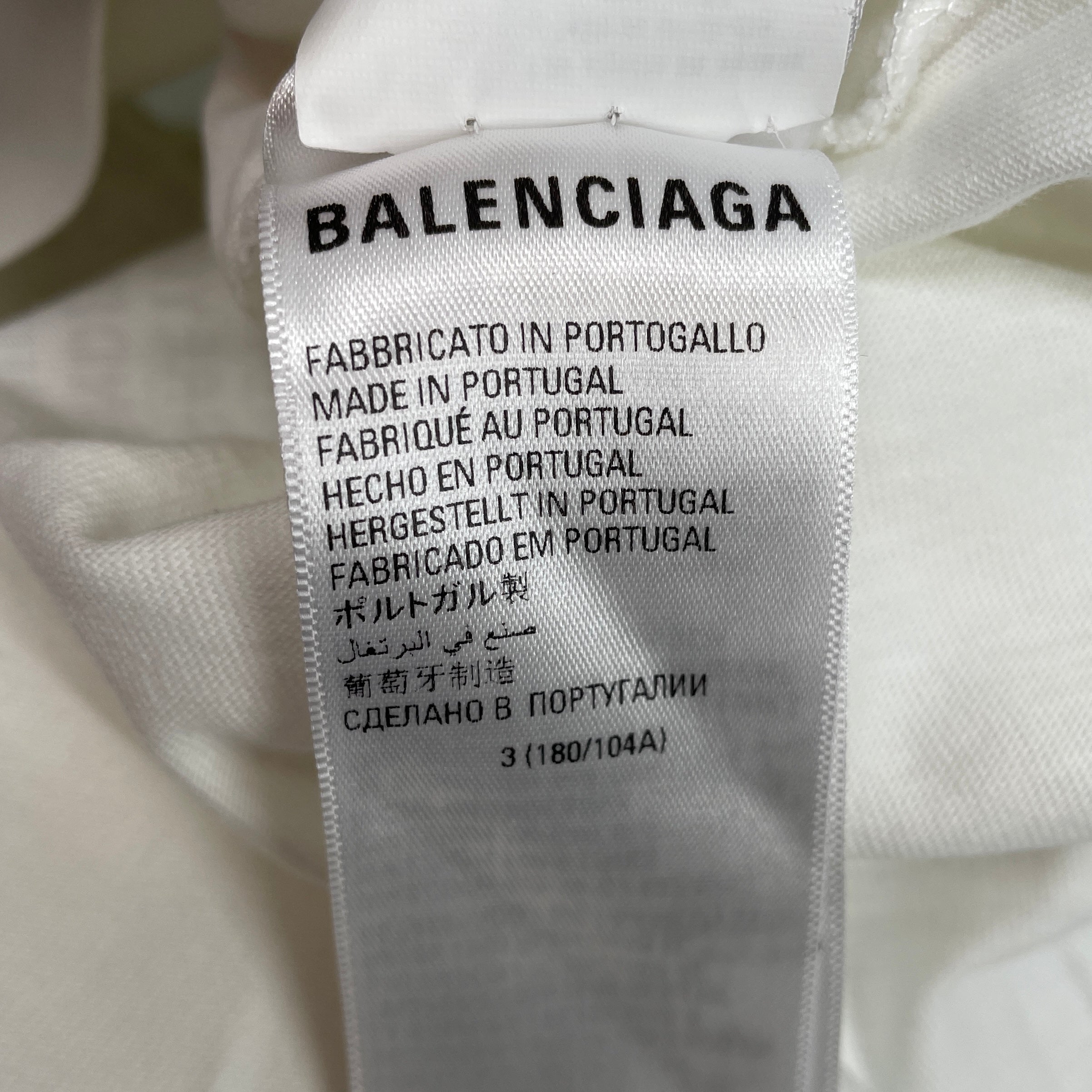 BALENCIAGA/T-Shirt/3/Cotton/WHT/2022 BOY/GIRL PRIDE 10 view 5