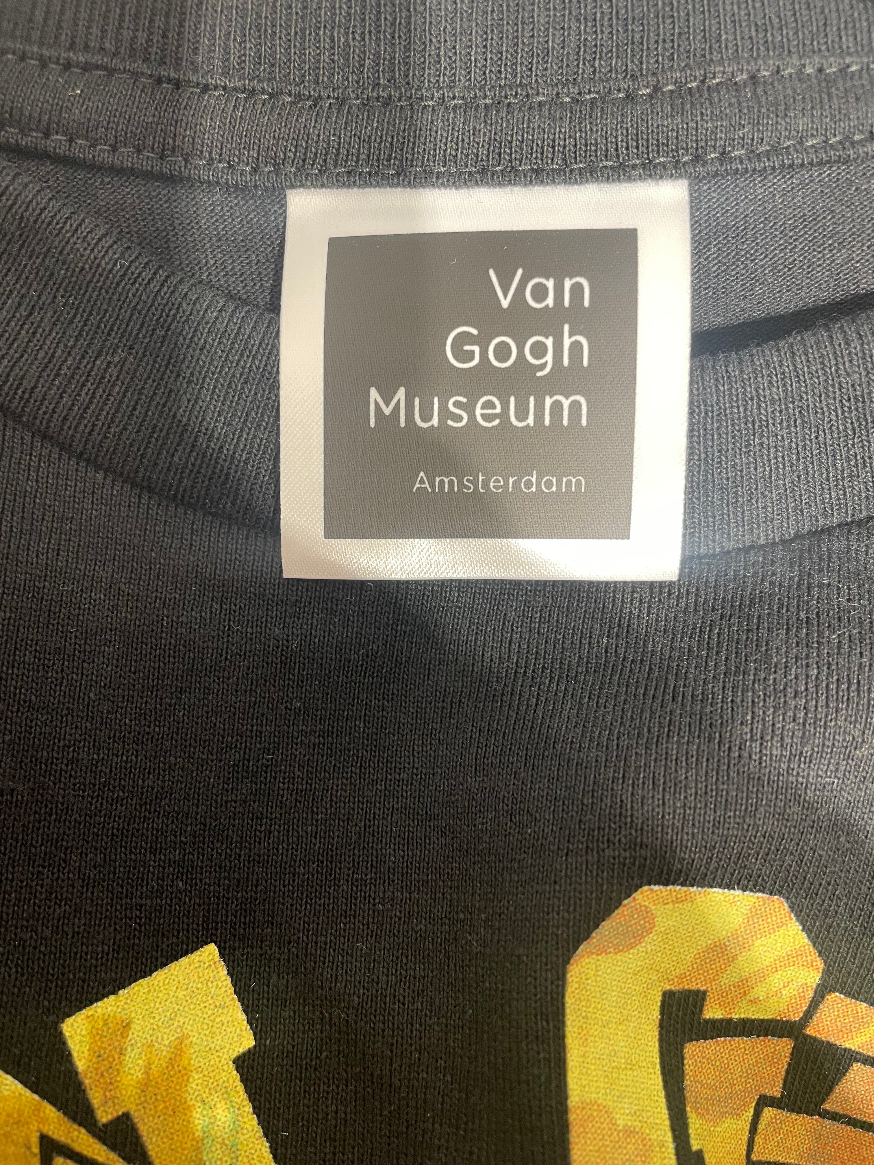 A BATHING APE/T-Shirt/S/Cotton/BLK/Graphic/VAN GOGH MUSEUM view 3