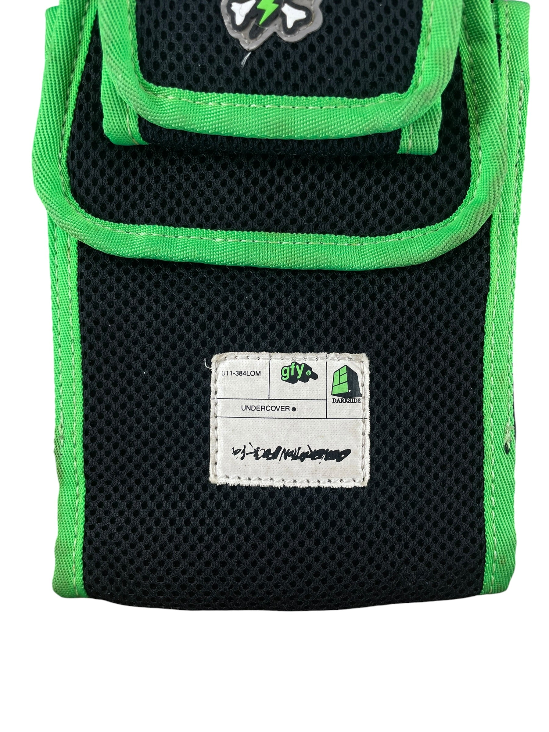 UNDERCOVER/Pouch/OS/BLK/SS01 DARKSIDE GREEN POUCH view 5