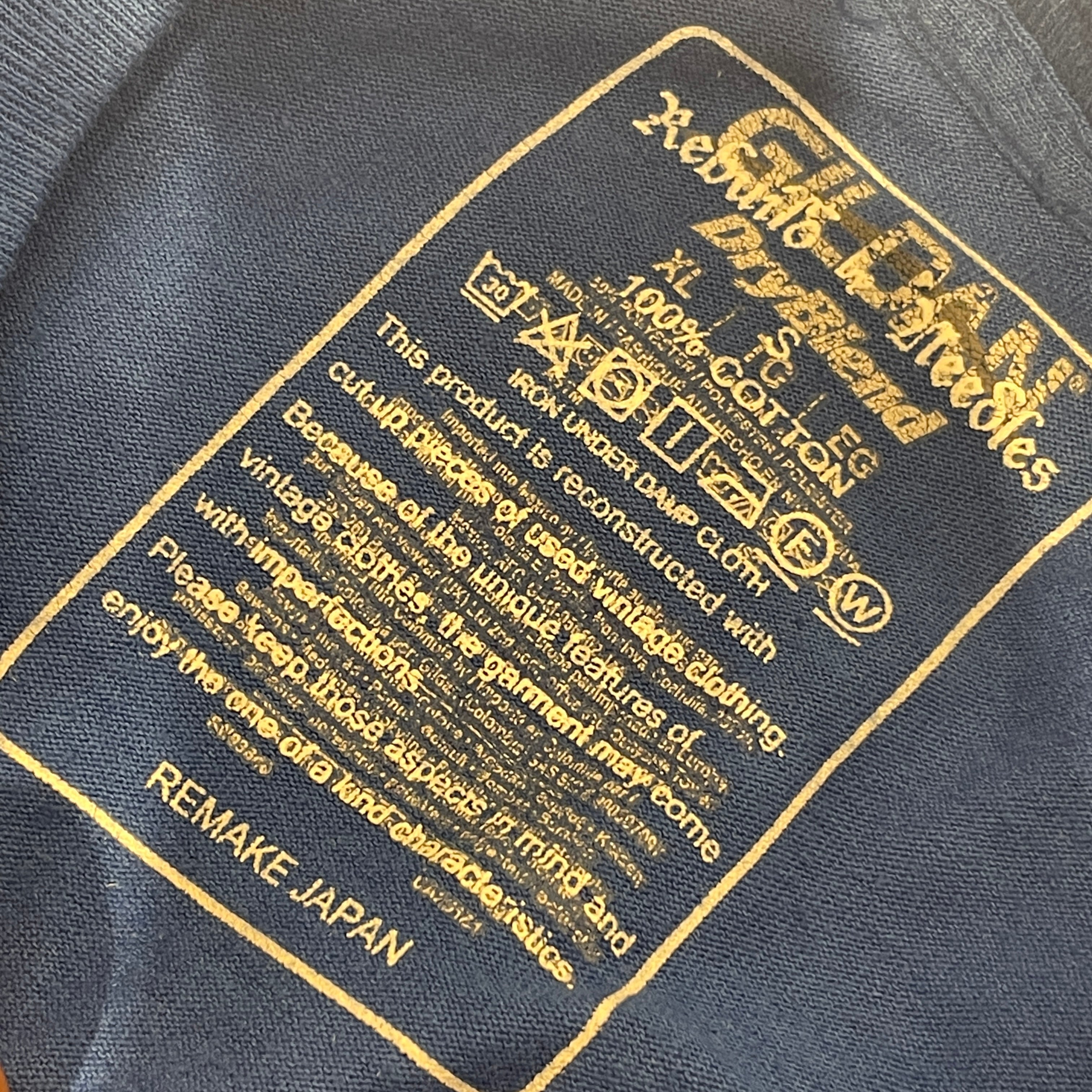 Needles/LS T-Shirt/XL/Cotton/BLU/Graphic/REWORKED SOFTBALL view 3