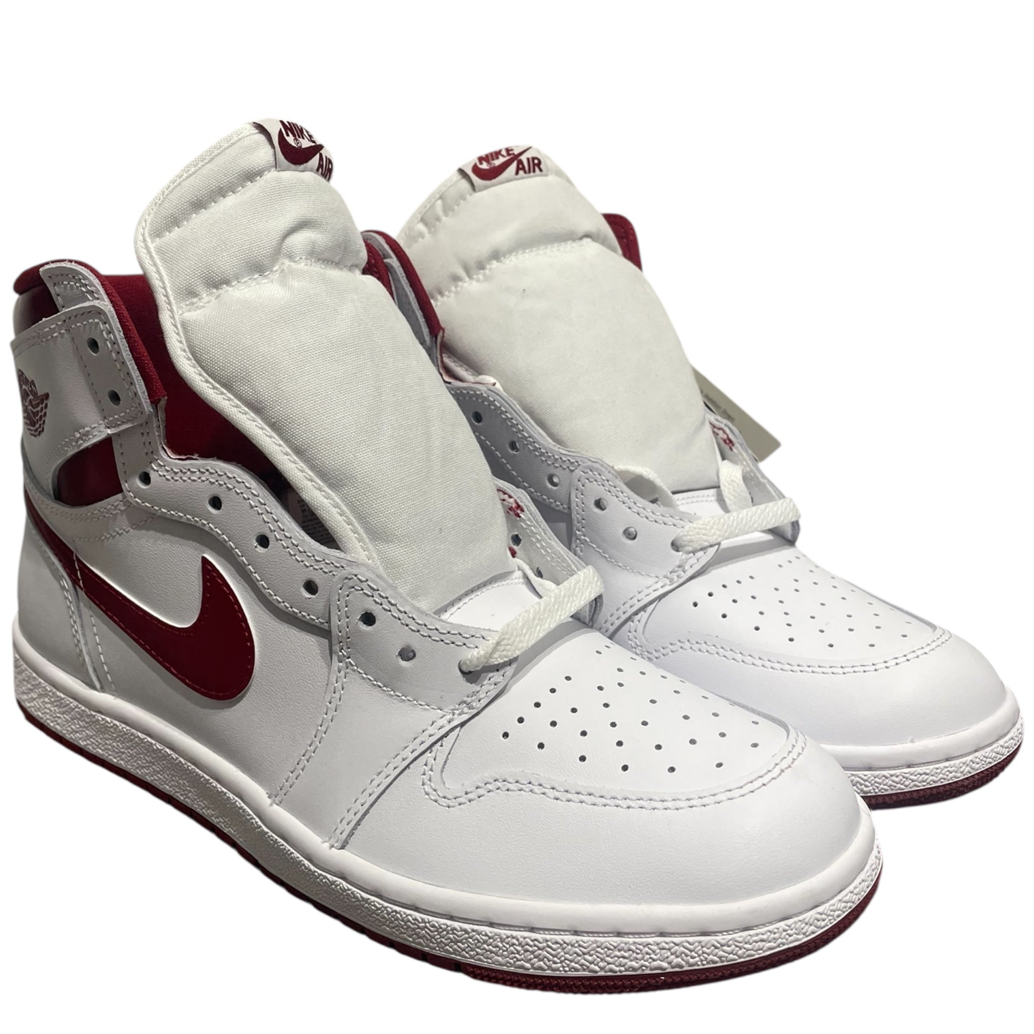 NIKE/Hi-Sneakers/US 10/WHT/jordan 1 metallic burgundy view 1