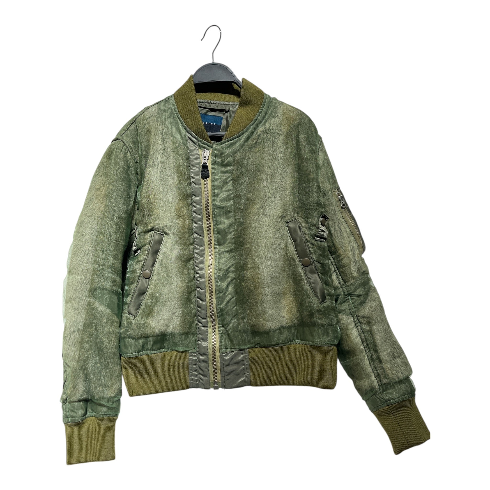 doublet/Flight Jkt/M/Polyester/GRN/MESH OVERLAY FUR view 1