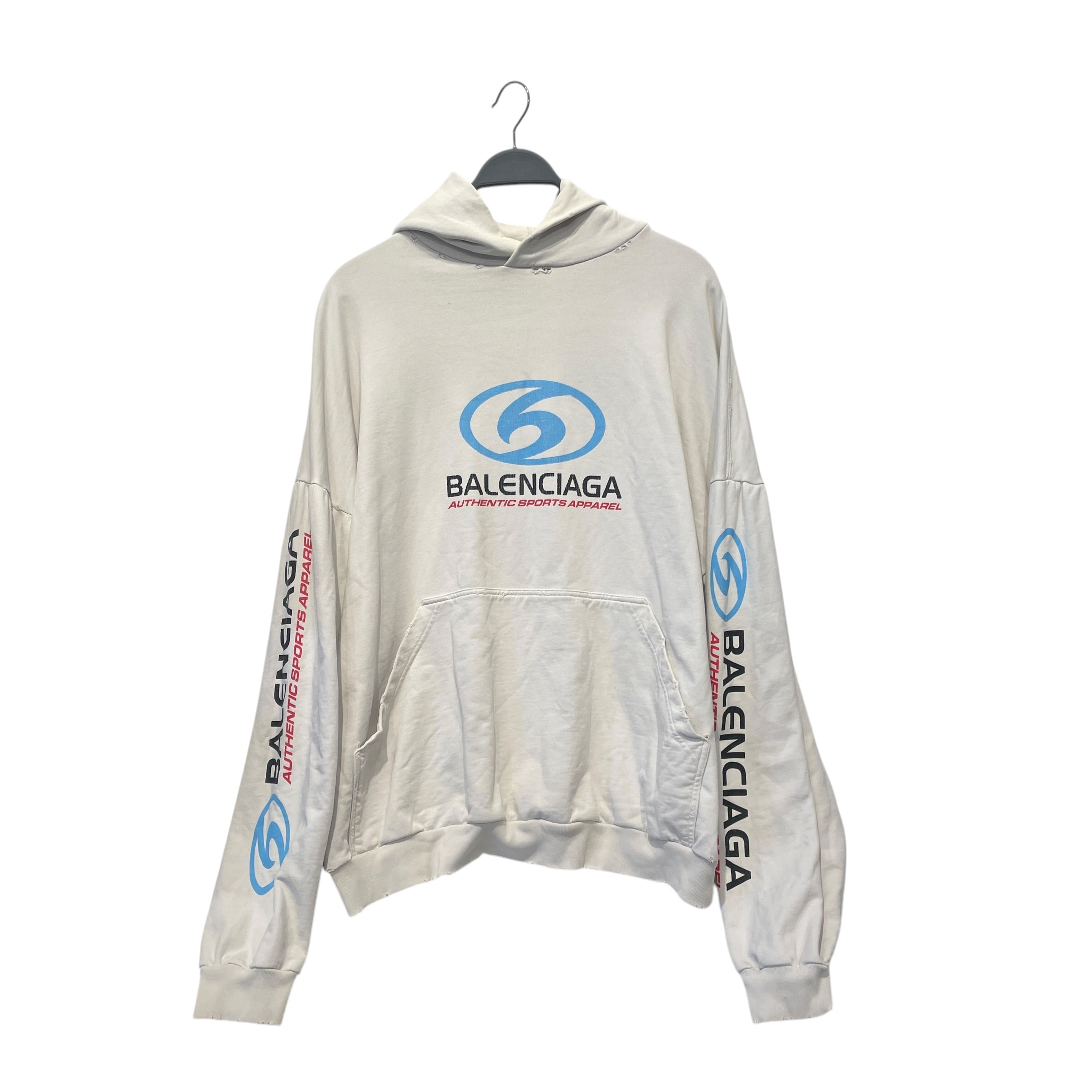 BALENCIAGA/Hoodie/2/Cotton/CRM/SURF HOODIE view 1