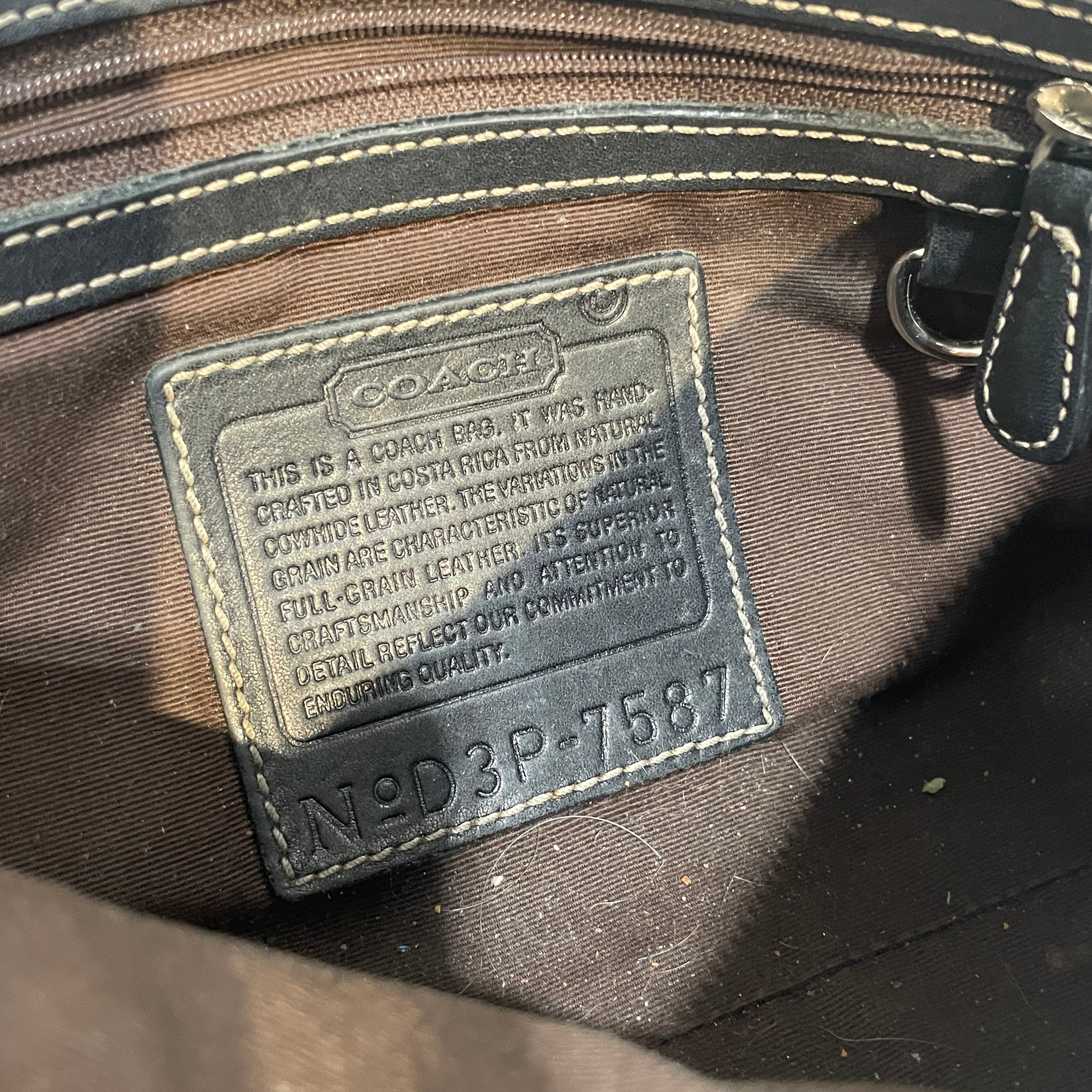 COACH/Hand Bag/Leather/BLK/Hampton Demi Shoulder view 4