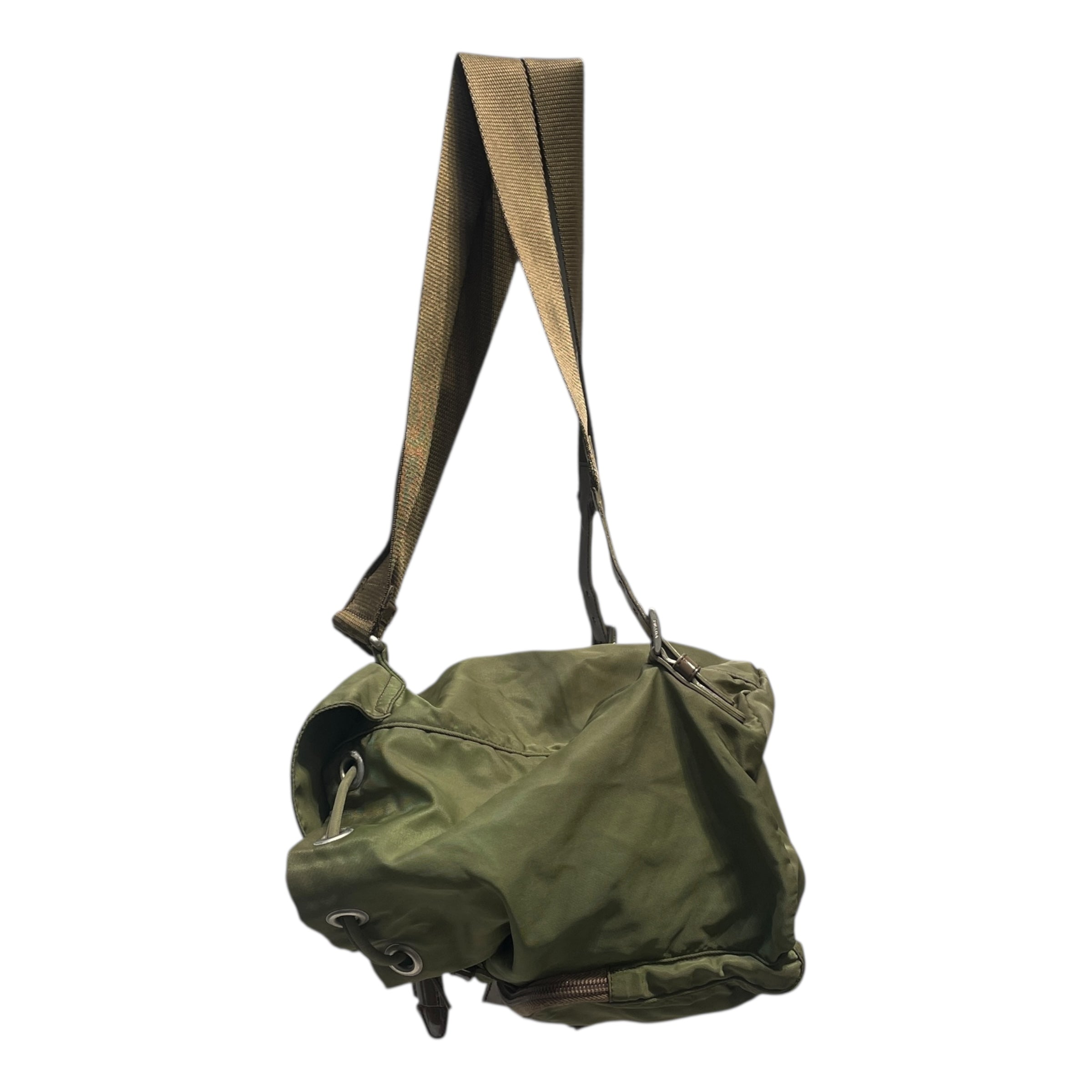 PRADA/Backpack/OS/Nylon/GRN/Mini Backpack view 3