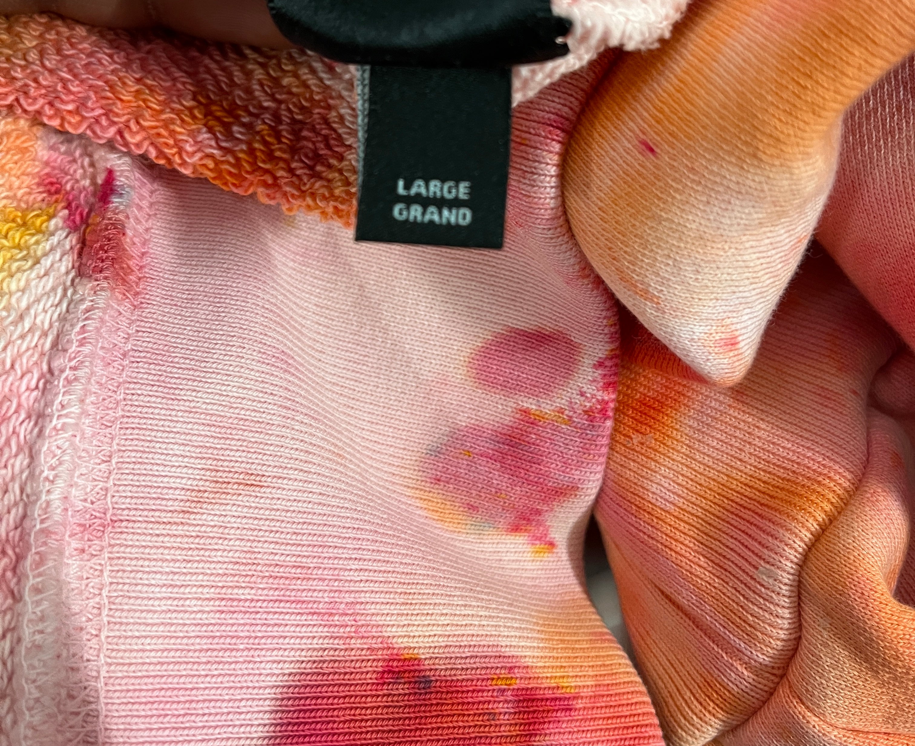 AMIRI/Sweatshirt/L/Graphic/Cotton/PNK/Pullover/TIE DYE W/ LOGO PRINT view 5