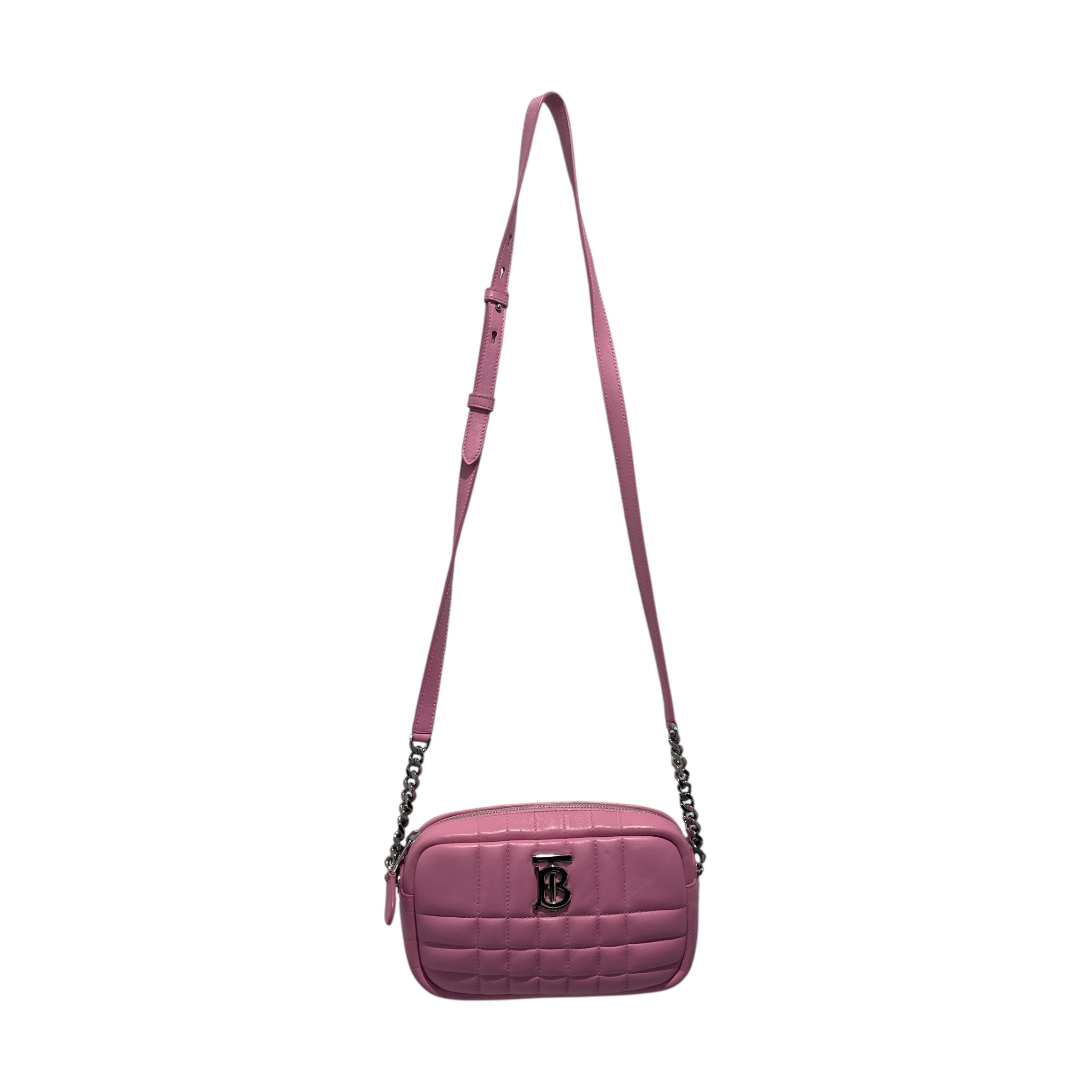 BURBERRY/Cross Body Bag/Leather/PNK/ITPELMAG8526PRA view 1