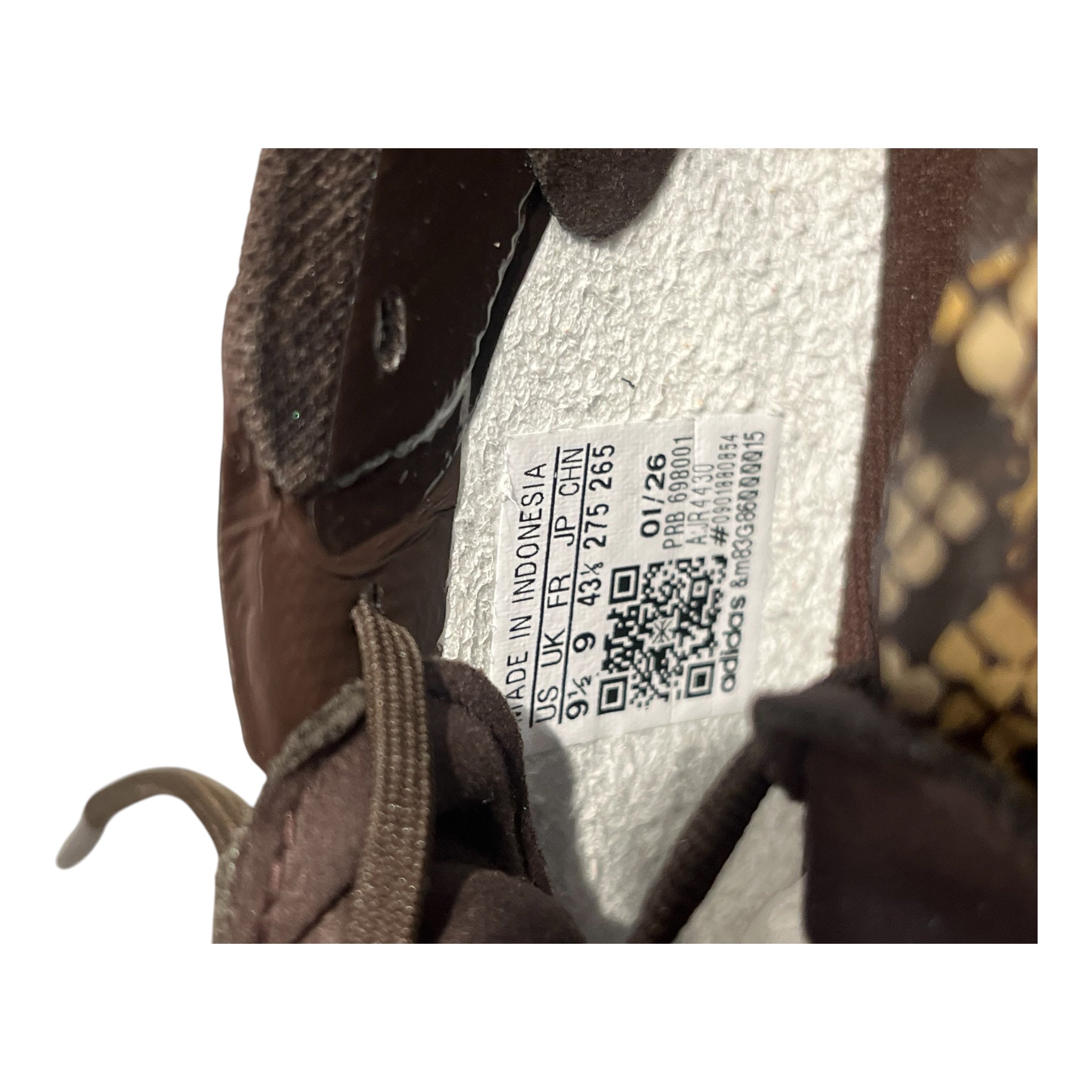 WALES BONNER/Low-Sneakers/US 9.5/Animal Pattern/Leather/BRW/PREDATOR view 7