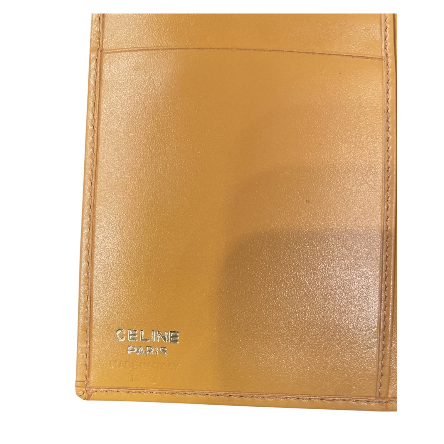 CELINE/Trifold Wallet/Monogram/BEG/macadam bifold w coin pouch view 3