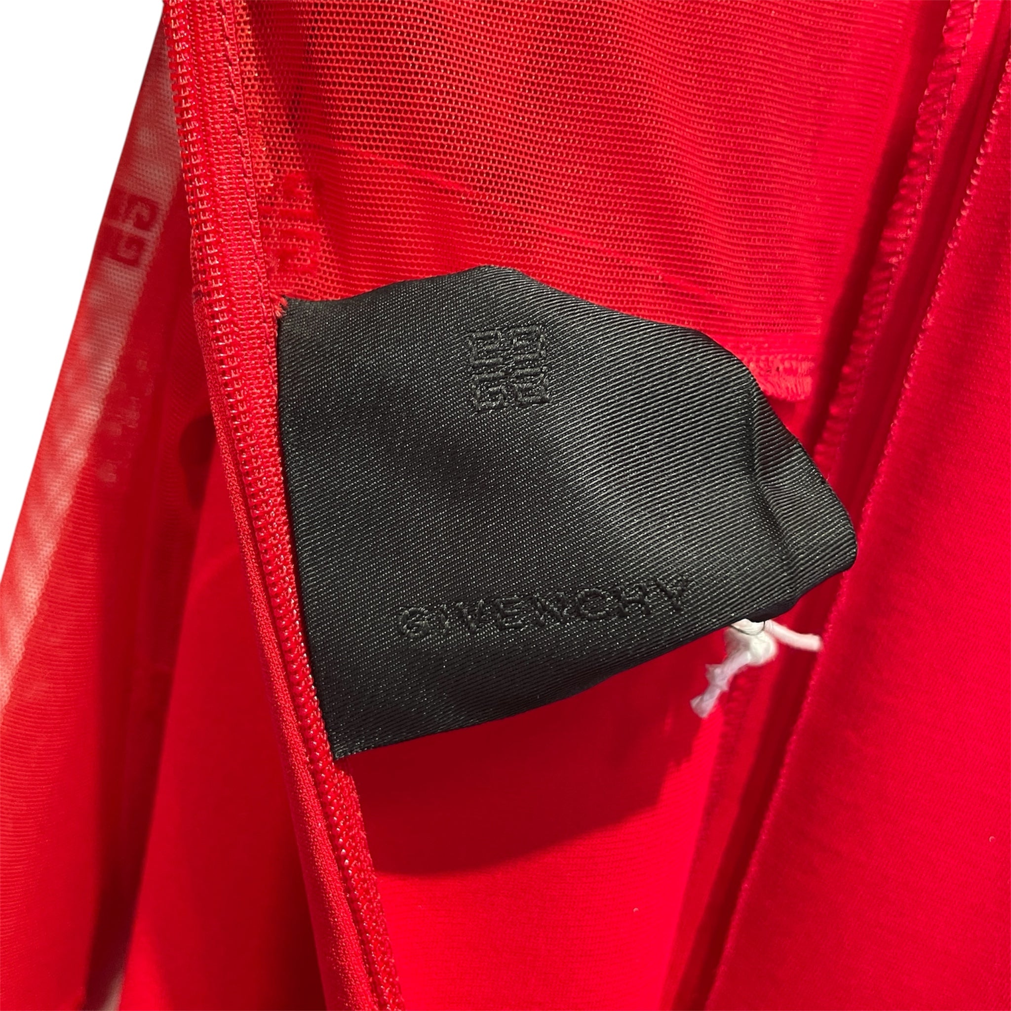 GIVENCHY/LS Dress/40/Polyester/RED/mock neck dress red view 4