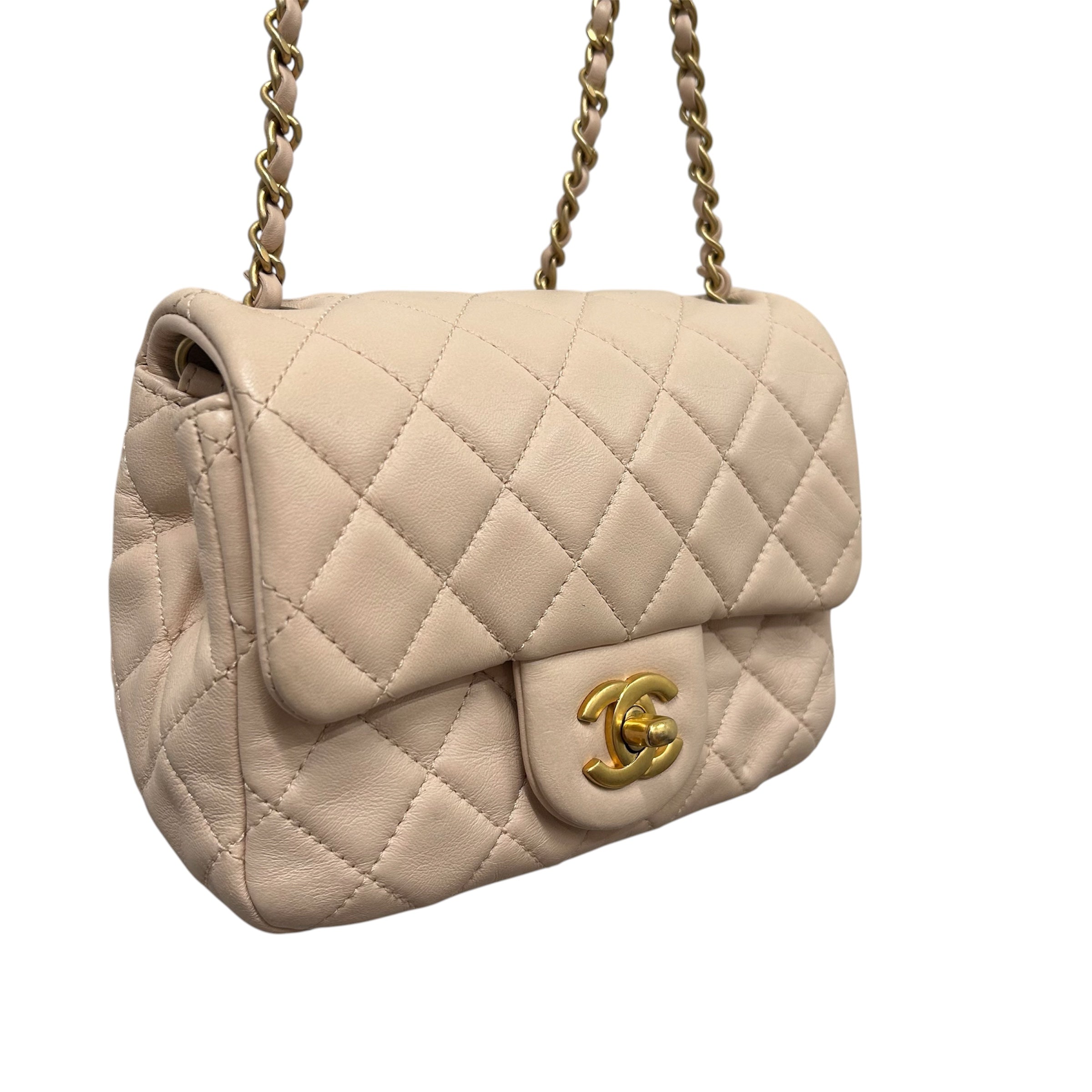 CHANEL/Bag/Leather/PNK/PEARL CRUSH MINI FLAP view 4