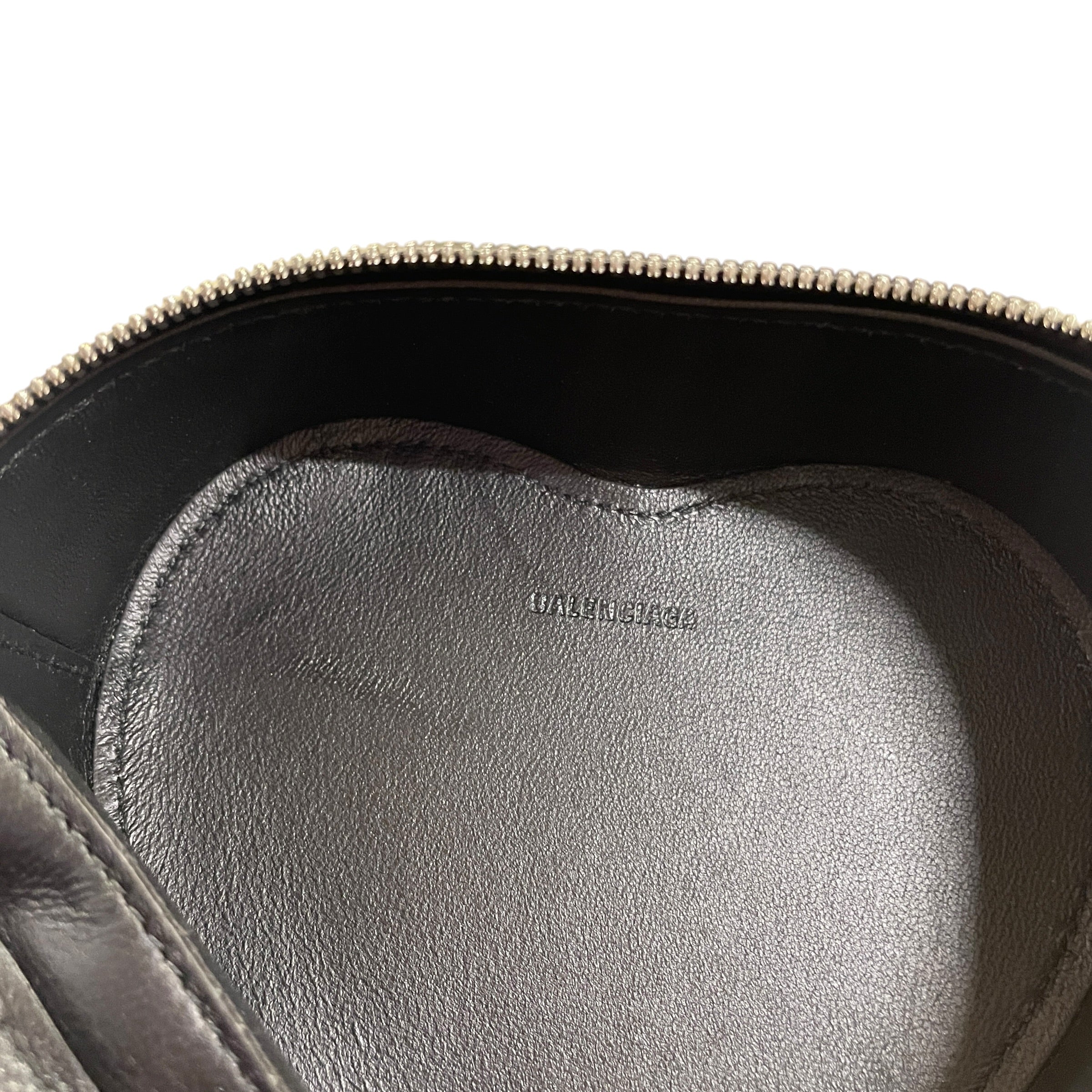 BALENCIAGA/Pouch/Leather/BLK/HEART BOX view 7