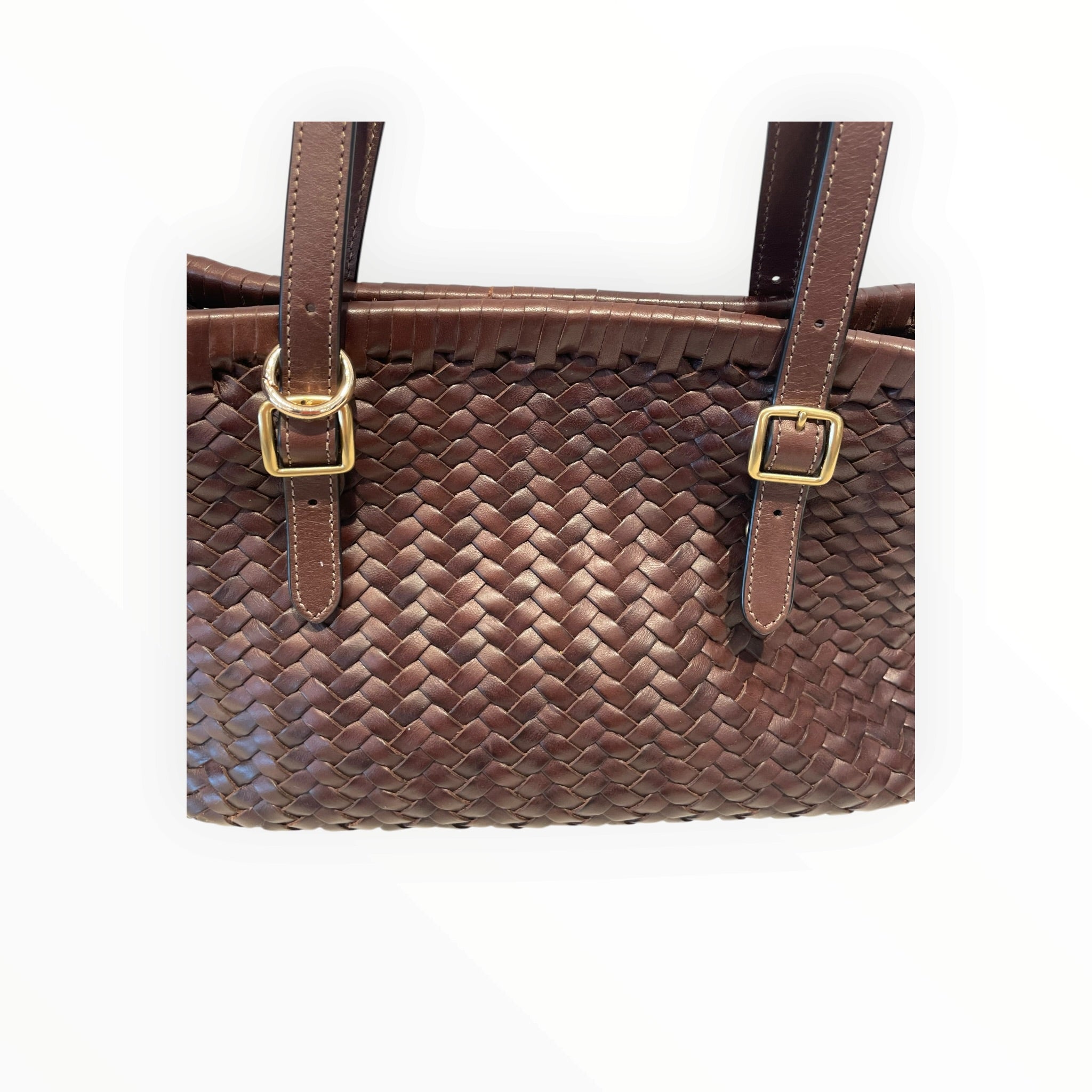 COACH/Tote Bag/Leather/BRW/WOVEN SWING TOTE view 7