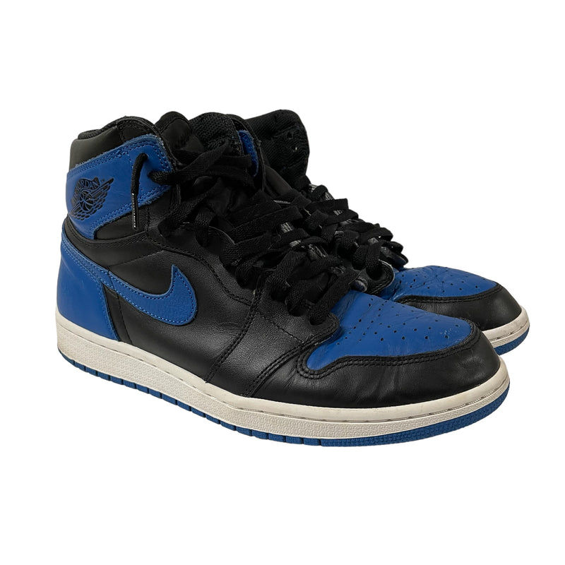 ALR JORDAN/Hi-Sneakers/US 10/Leather/BLU/BLACK AND BLUE