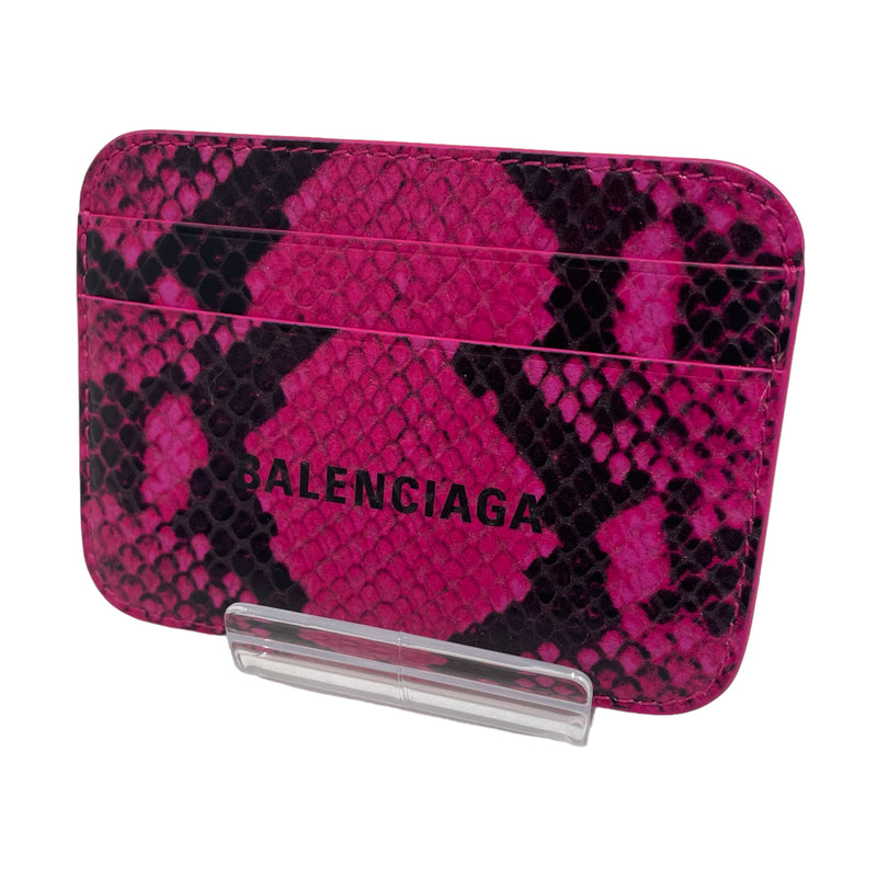 BALENCIAGA/Coin Wallet/Animal Pattern/Leather/PNK/