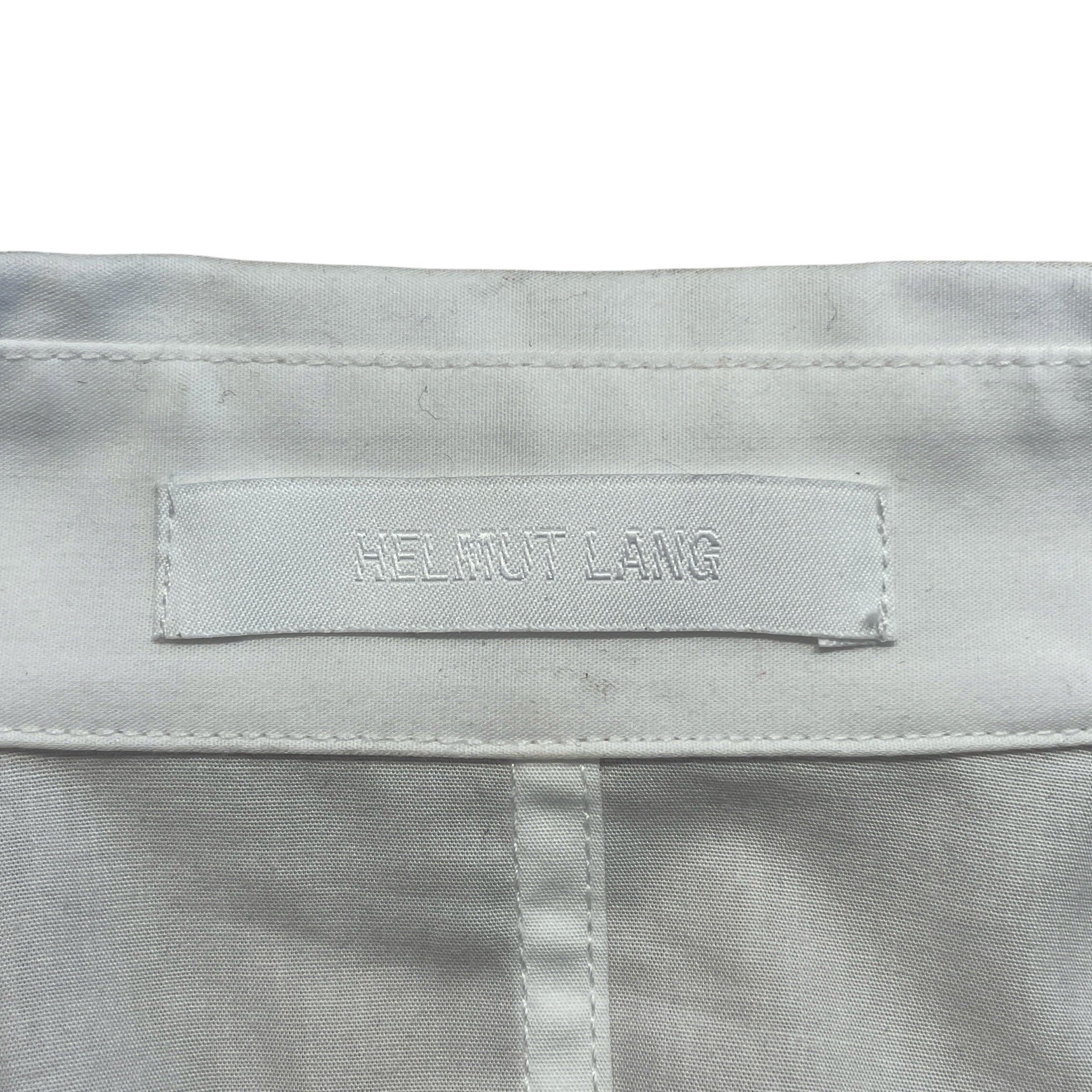 Helmut Lang/LS Shirt/M/Cotton/WHT/Wrap Shirt view 3