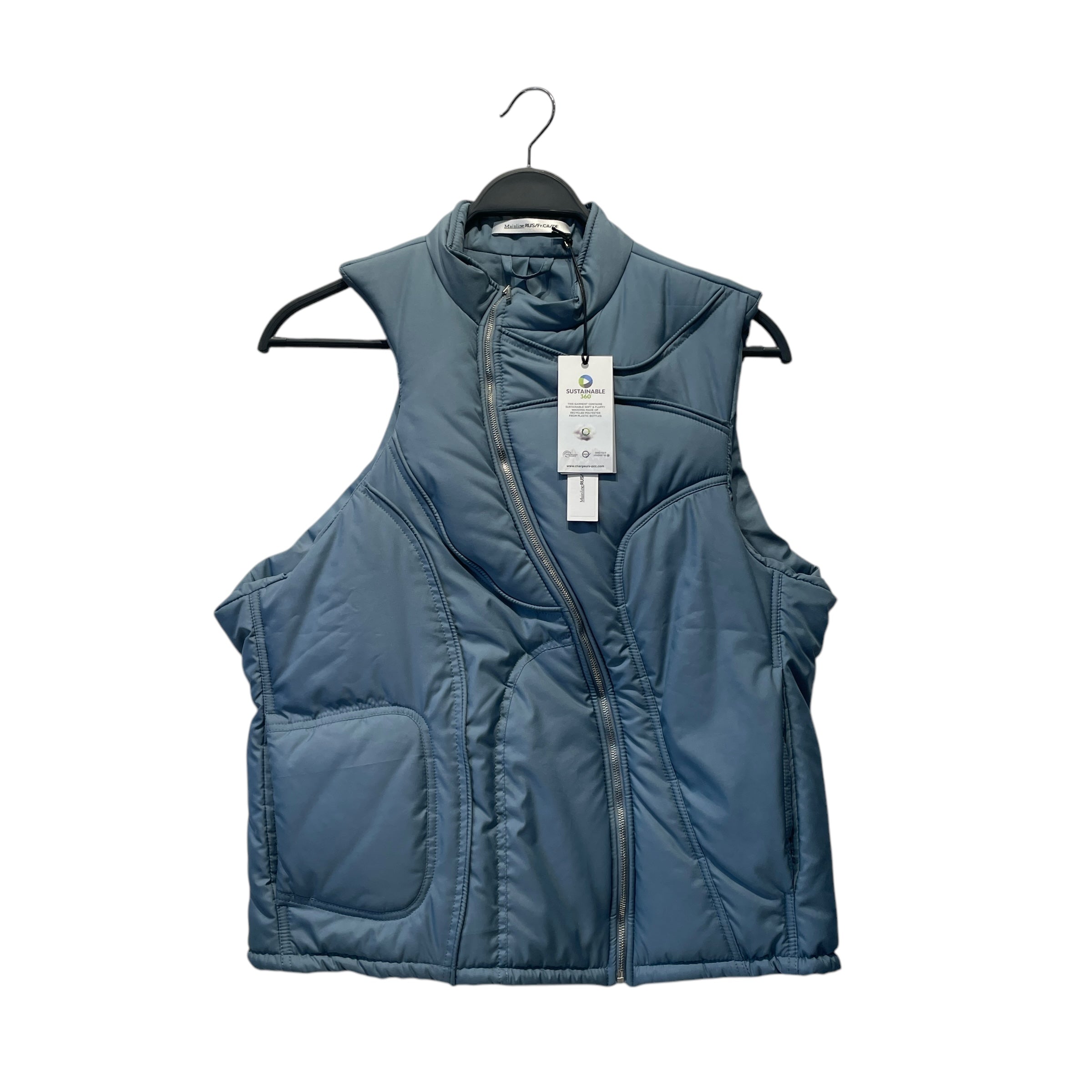 Mainline:RUS/Fr.CA/DE/Puffer Vest/XL/Polyester/BLU/ view 1