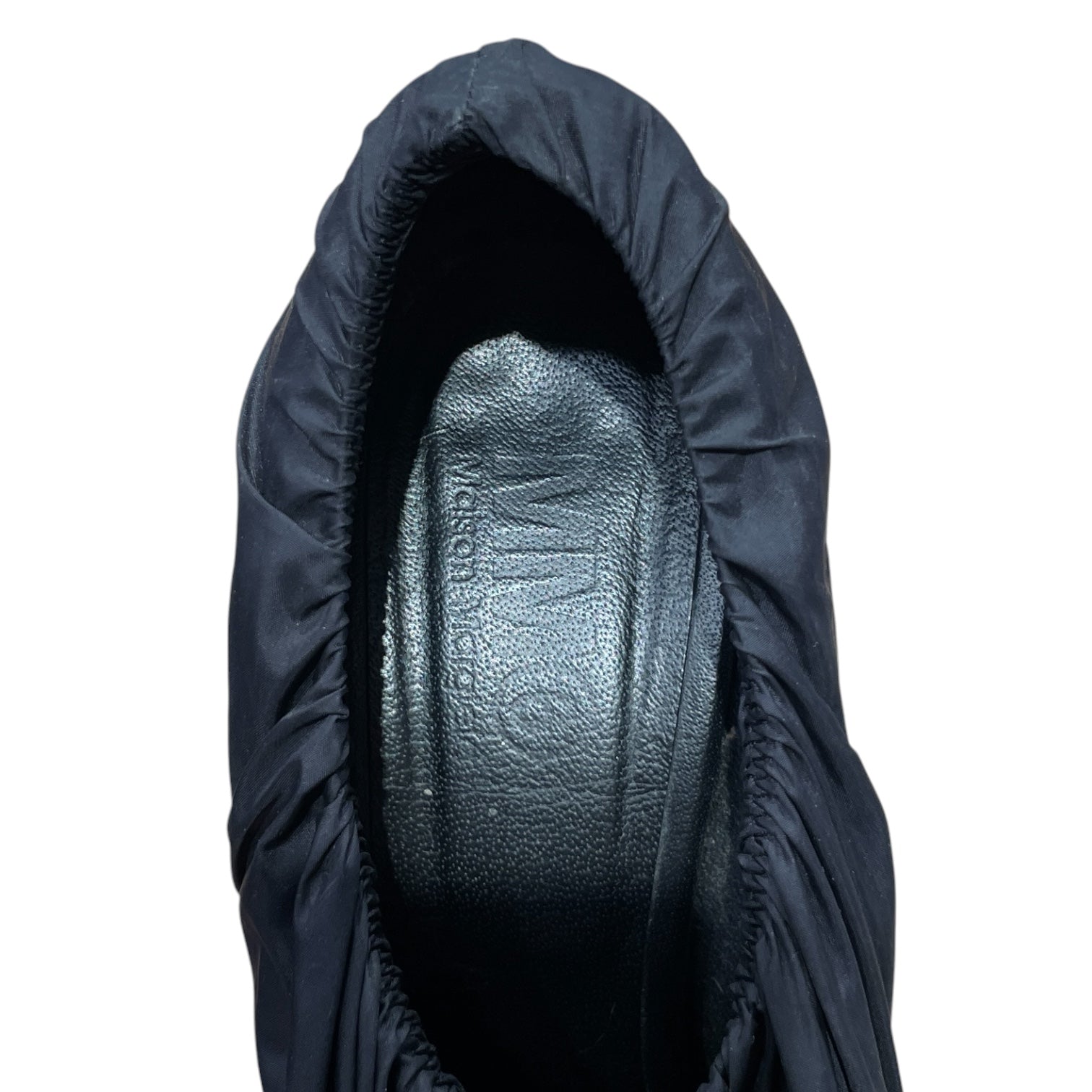 MM6/Heels/EU 39/Cotton/BLK/CLOTH COVERED view 4