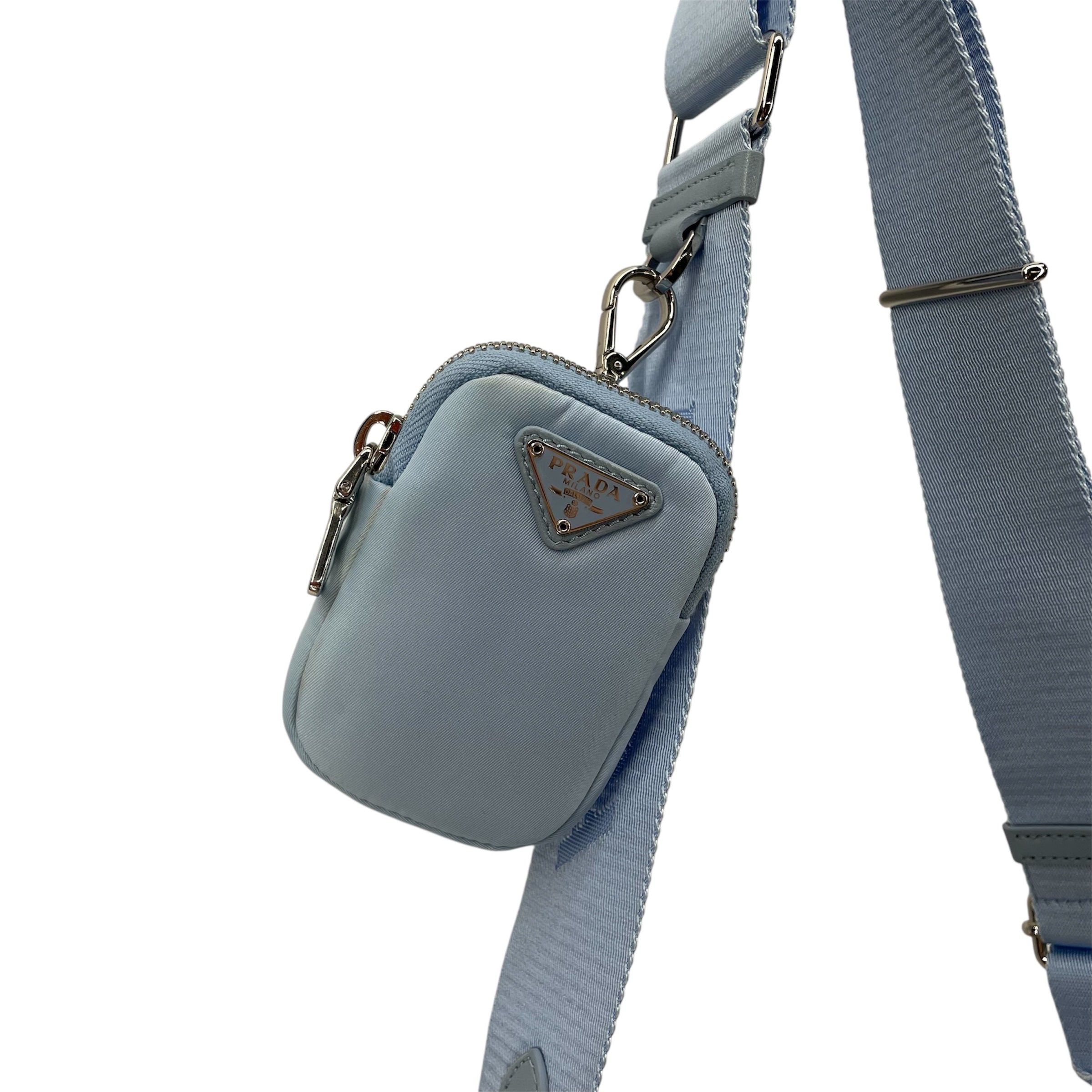 PRADA/Hand Bag/Nylon/BLU/QUILTED SHOULDER BAG view 7