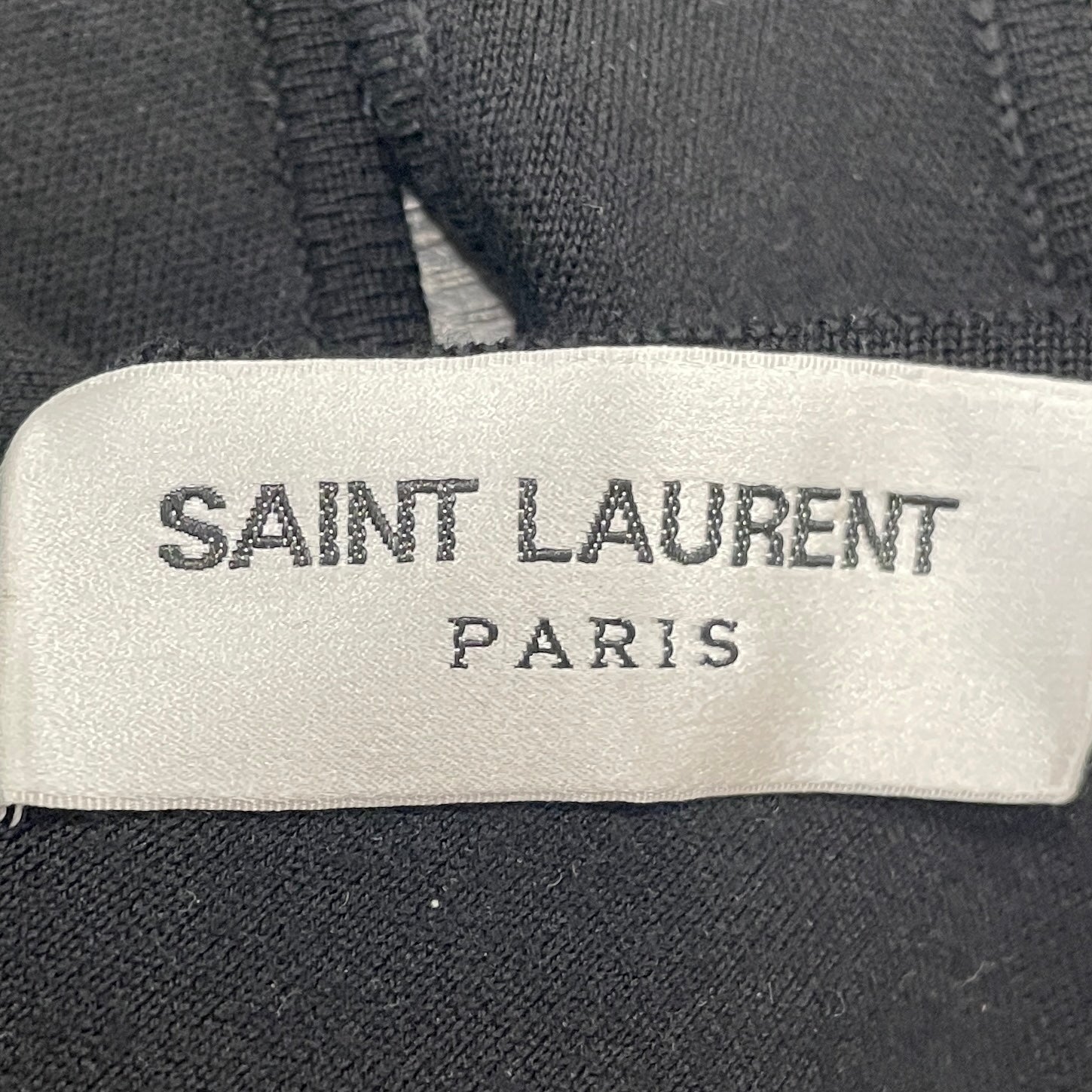 SAINT LAURENT/SL Dress/L/Wool/BLK/2021 PARTIAL OPEN BACK PLAIN view 3