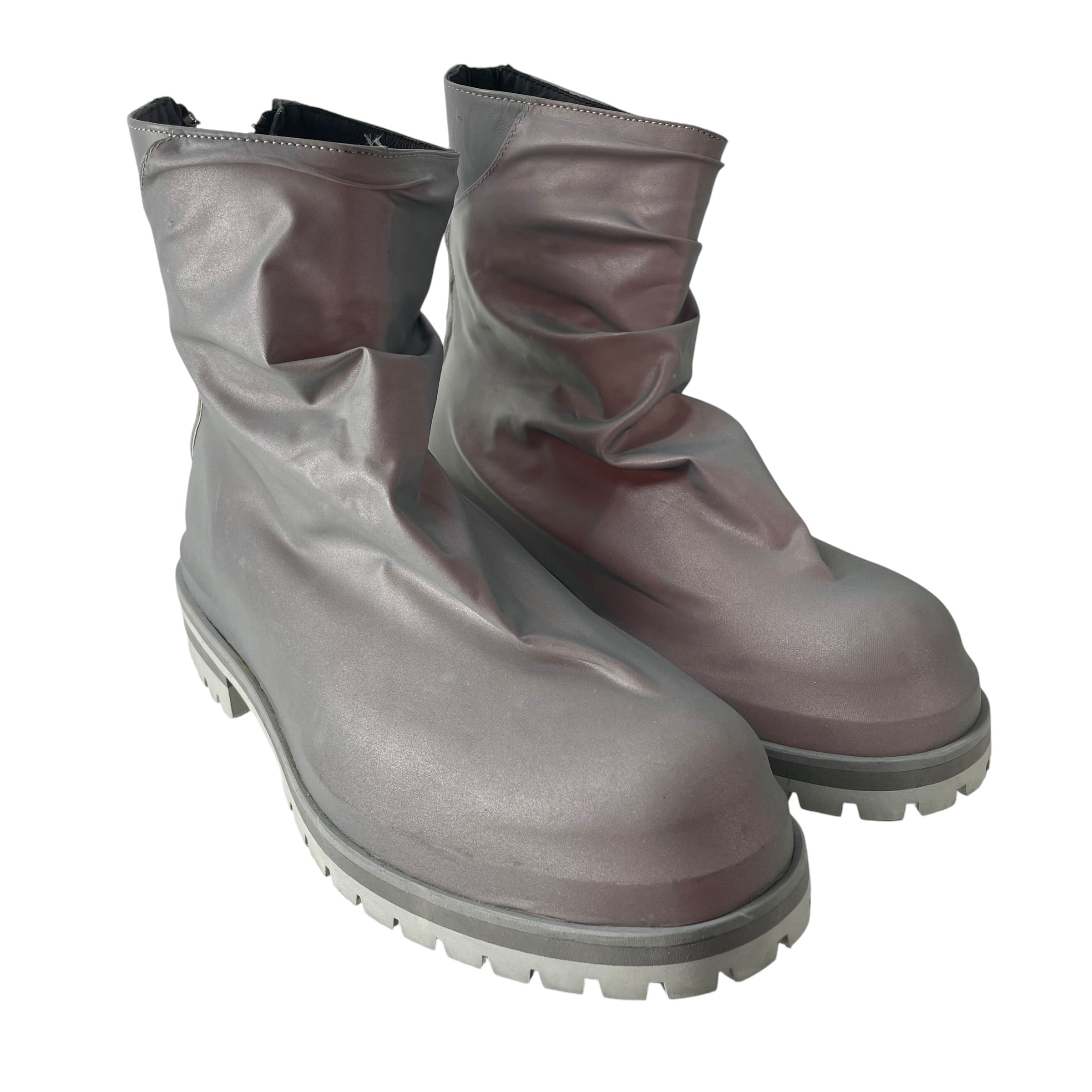 424(FourTwoFour)/Boots/EU 43/Nylon/SLV/REFLECTIVE SLOUCH BOOT view 1