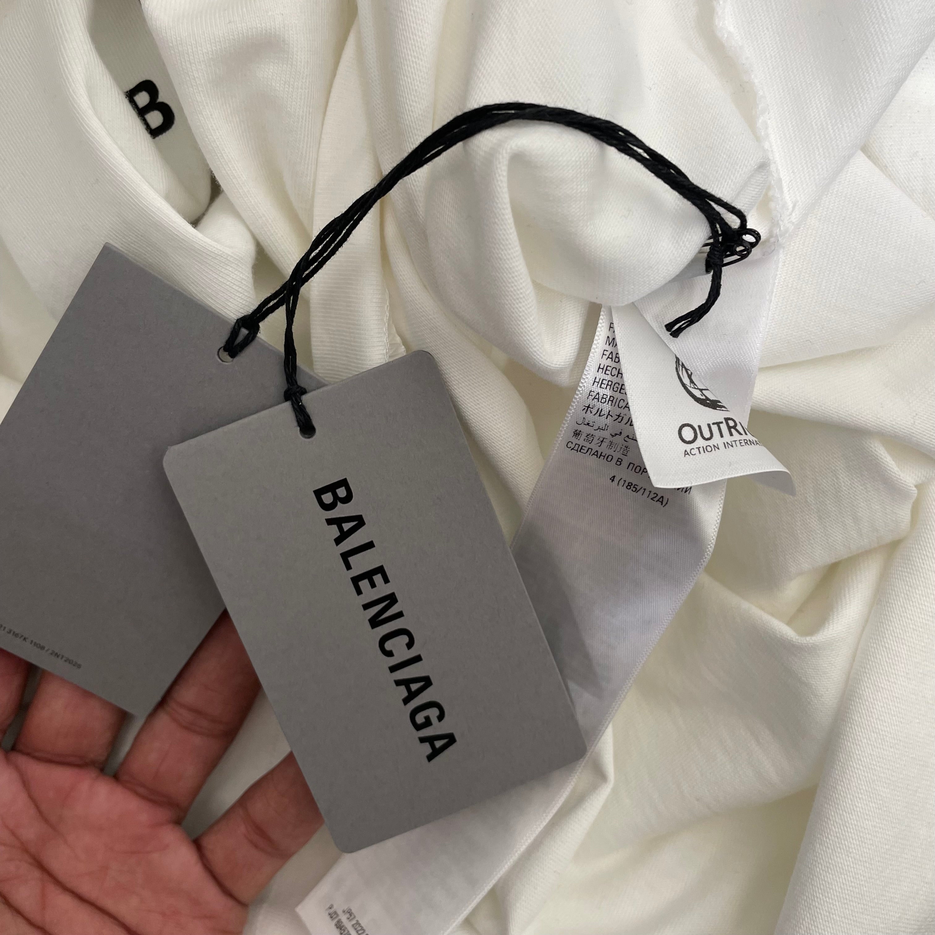 BALENCIAGA/T-Shirt/4/Cotton/WHT/2022 BOY/GIRL PRIDE view 4