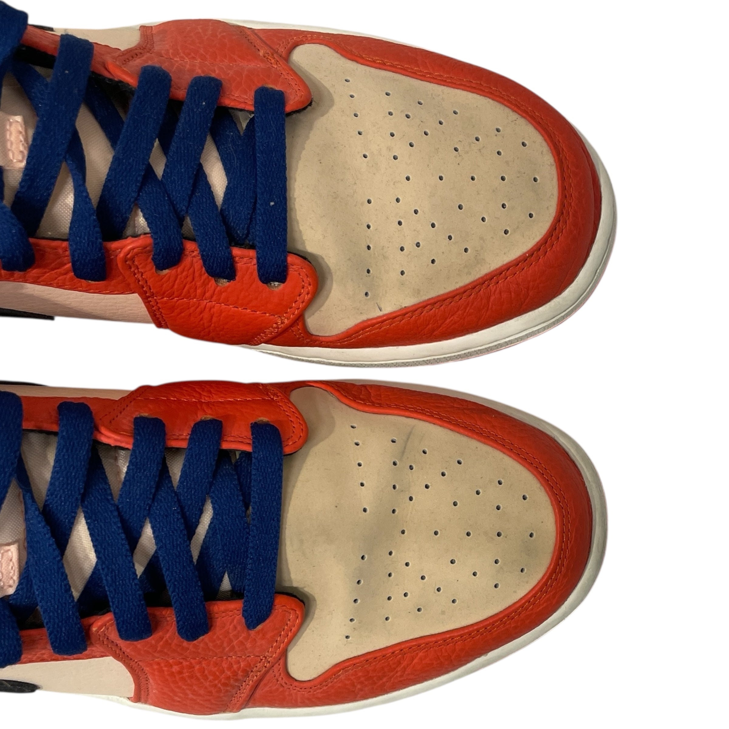 NIKE/Hi-Sneakers/US 13/Suede/ORN/Air Jordan 1 mid SE view 4
