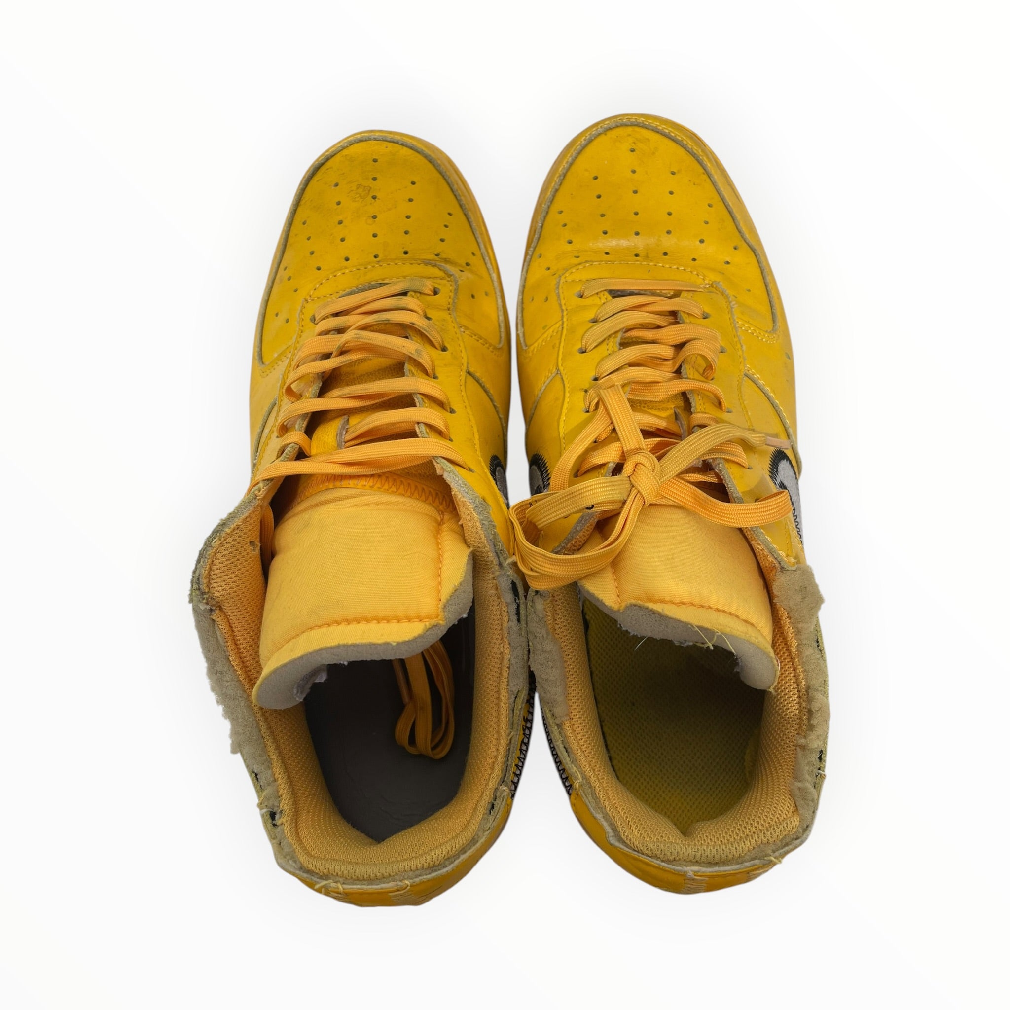 NIKE/OFF-WHITE/Low-Sneakers/US 12/Leather/YEL/DD1876-700 view 3