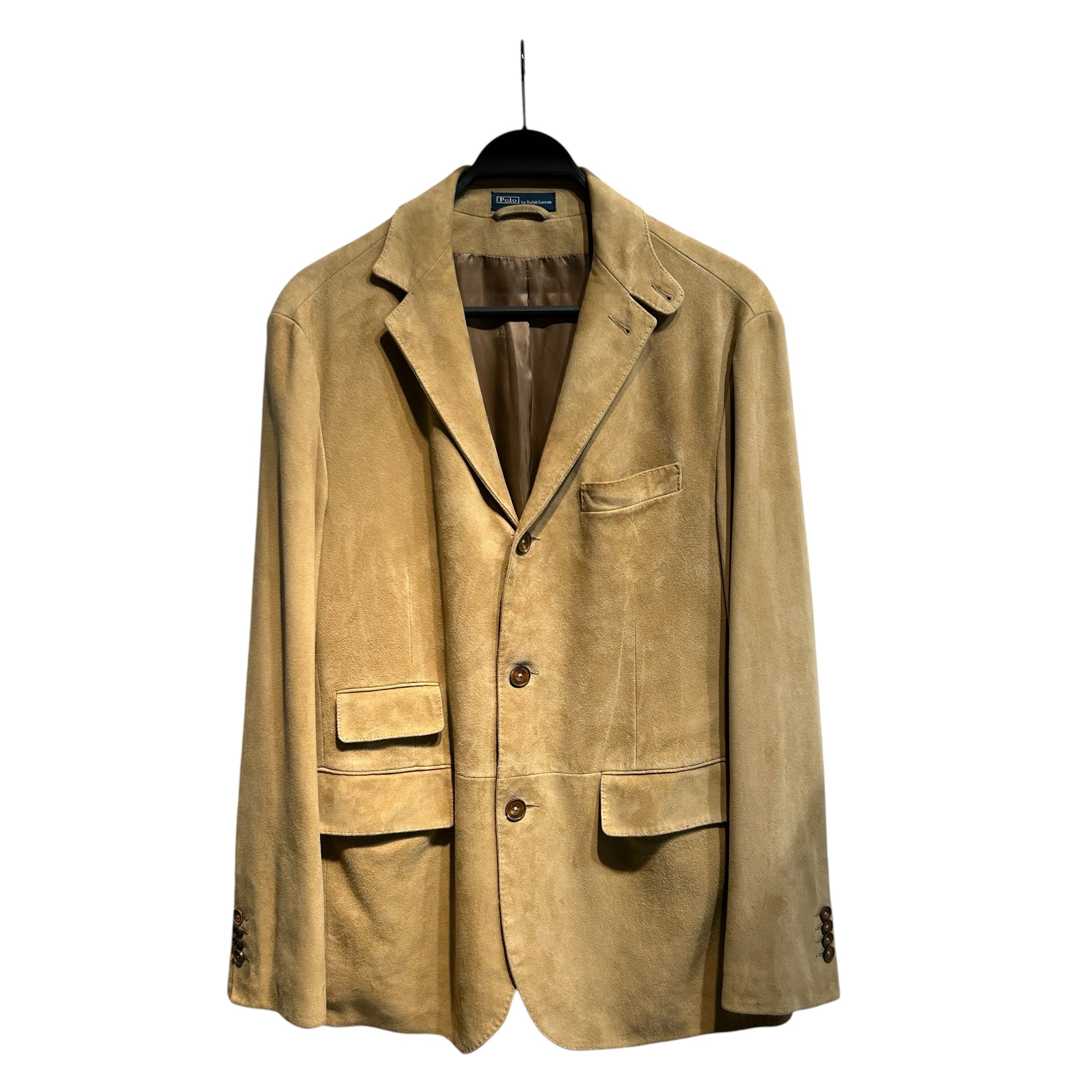 POLO RALPH LAUREN/Jacket/M/Suede/BEG/blazer view 1
