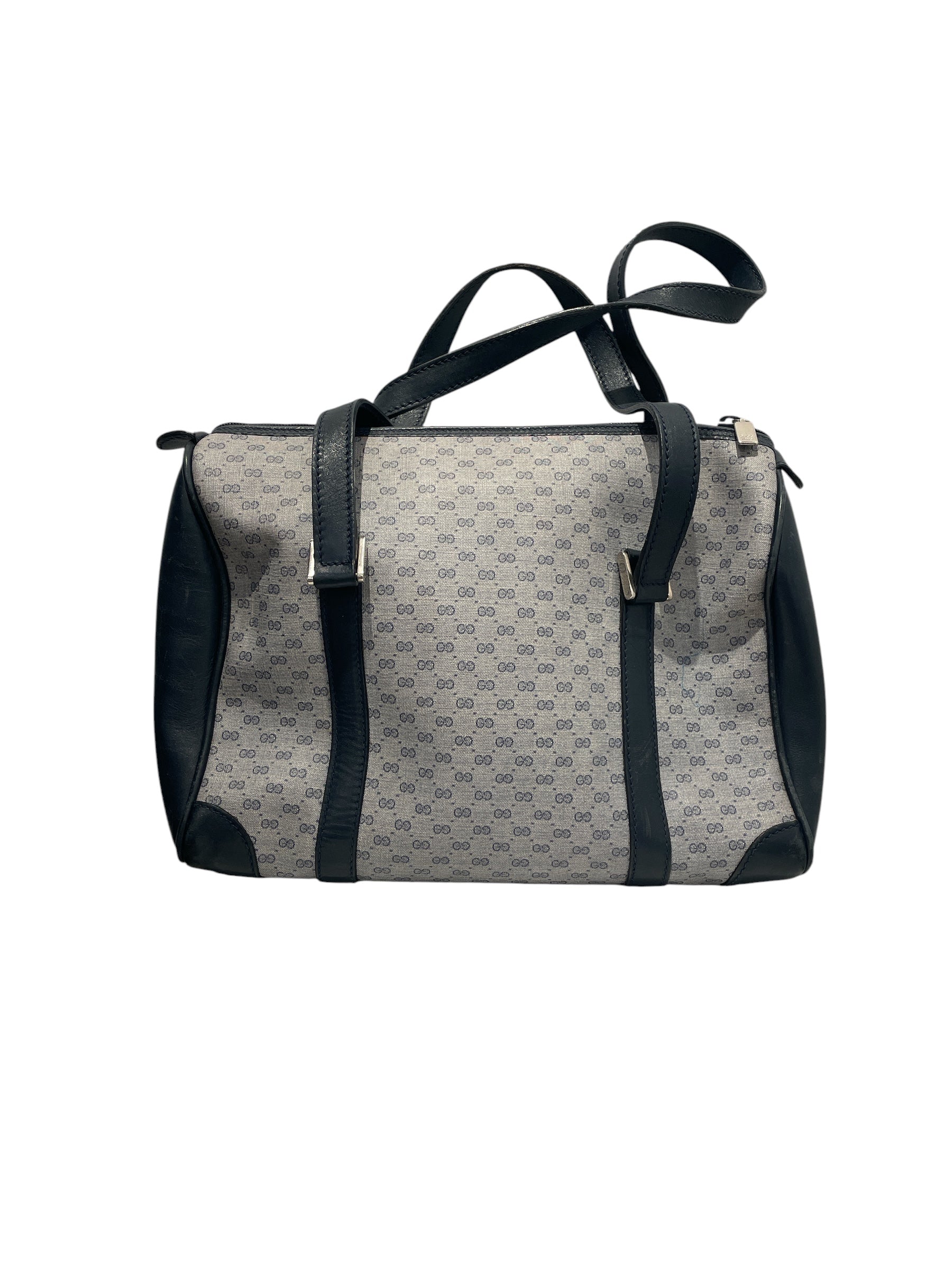 GUCCI/Hand Bag/Monogram/Leather/NVY/nvy straps view 2