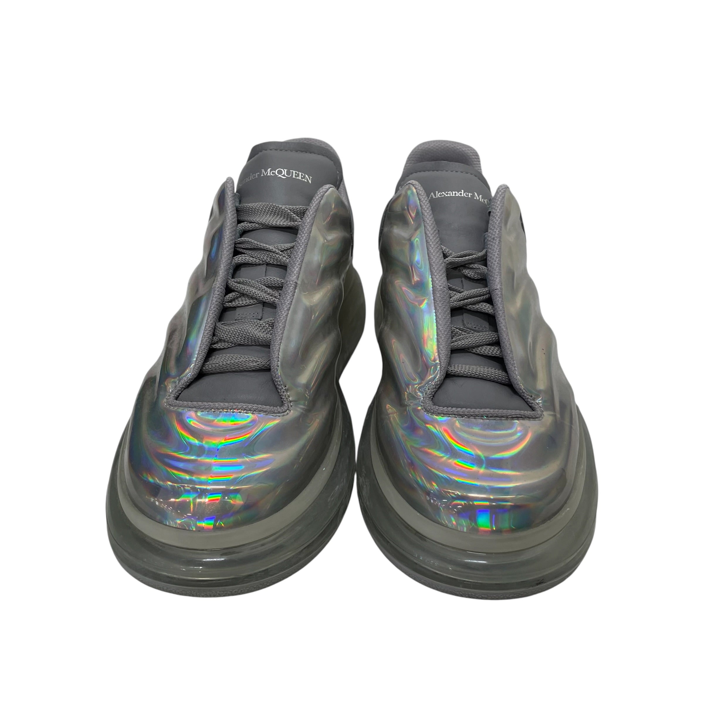 Alexander McQueen/Low-Sneakers/EU 42/Iridescent/SLV/oversized view 4