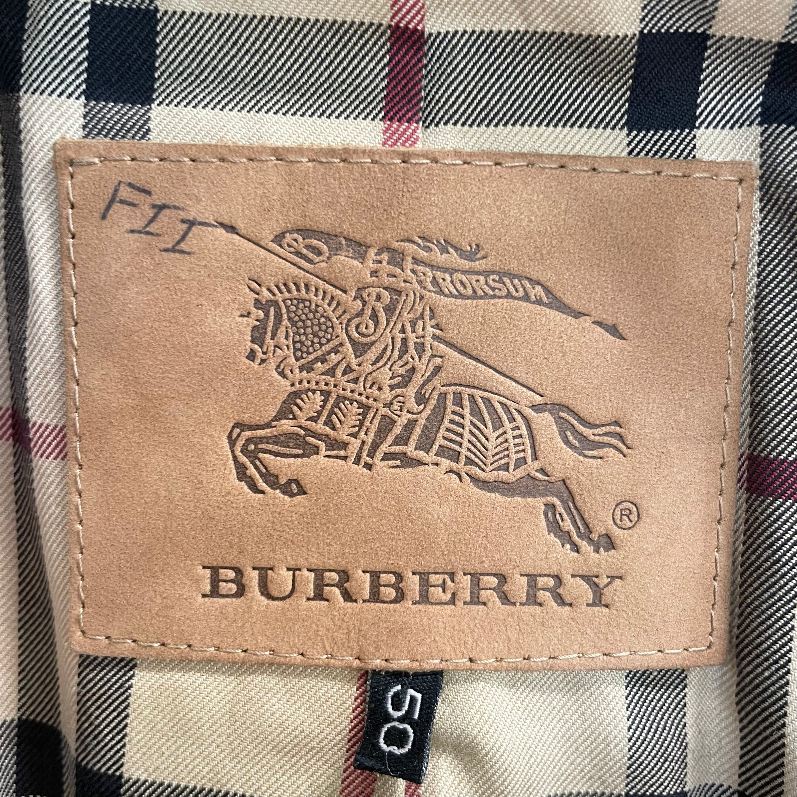 BURBERRY/Trench Coat/50/Leather/BEG/leather 3/4 tremch view 3