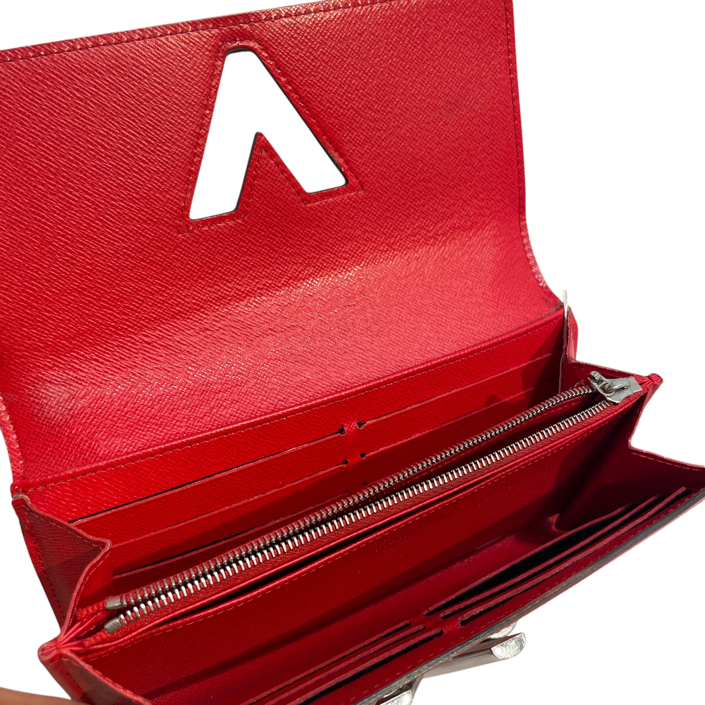 LOUIS VUITTON/Long Wallet/Leather/RED/Epi Leather Twist Wallet view 5